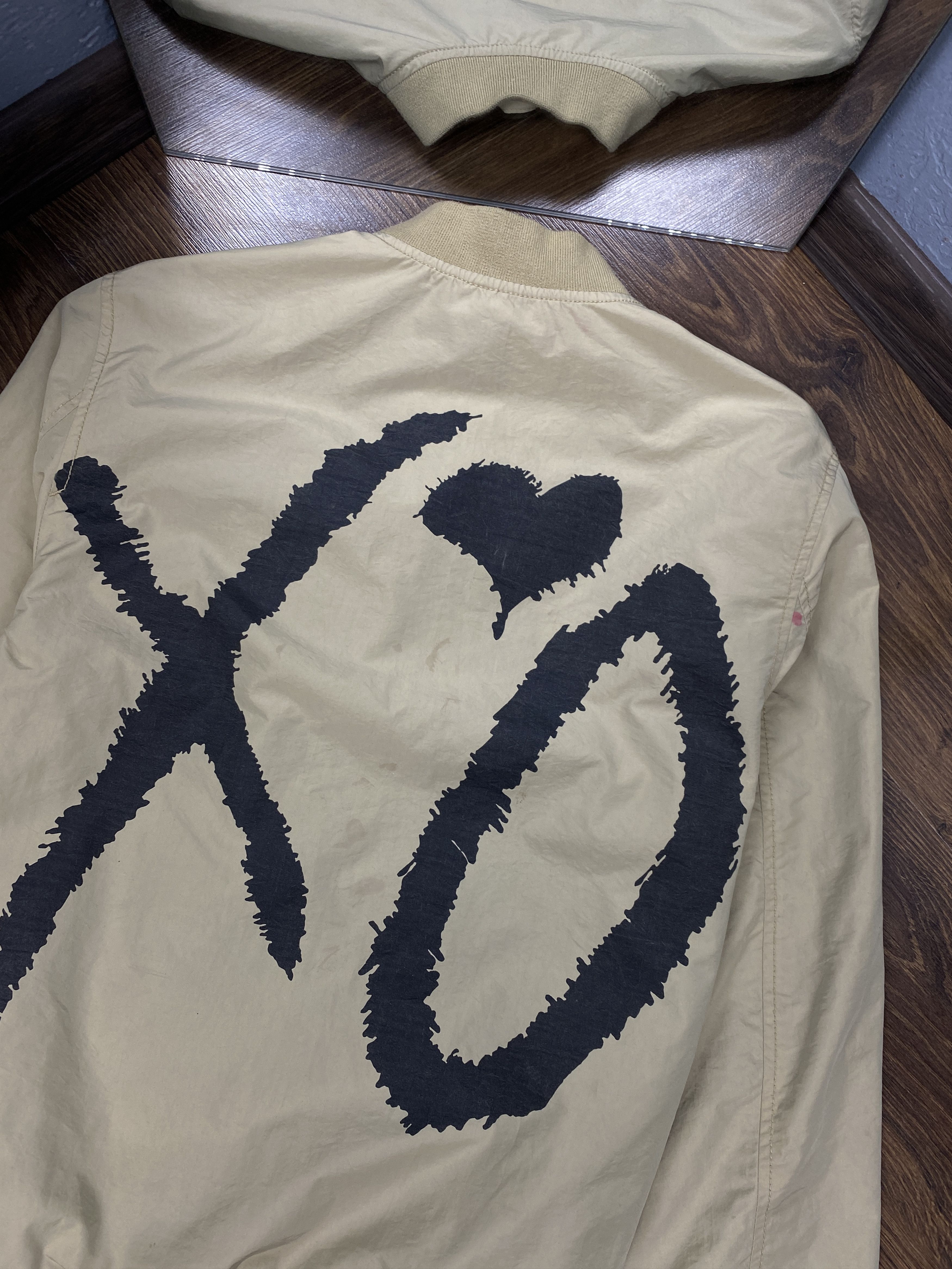 H&M The Weeknd H&M XO Nylon Bomber Jacket Big Logo Size US S / EU 44-46 / 1 - 2 Thumbnail