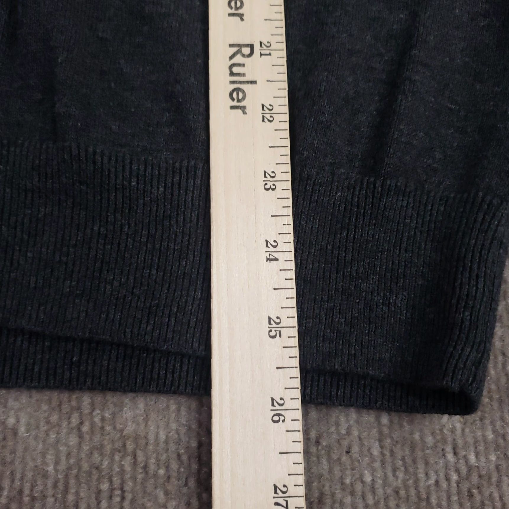 Haggar Haggar Mens Cardigan Sweater Small Gray Knit Long Sleeve V Neck Size US S / EU 44-46 / 1 - 4 Thumbnail