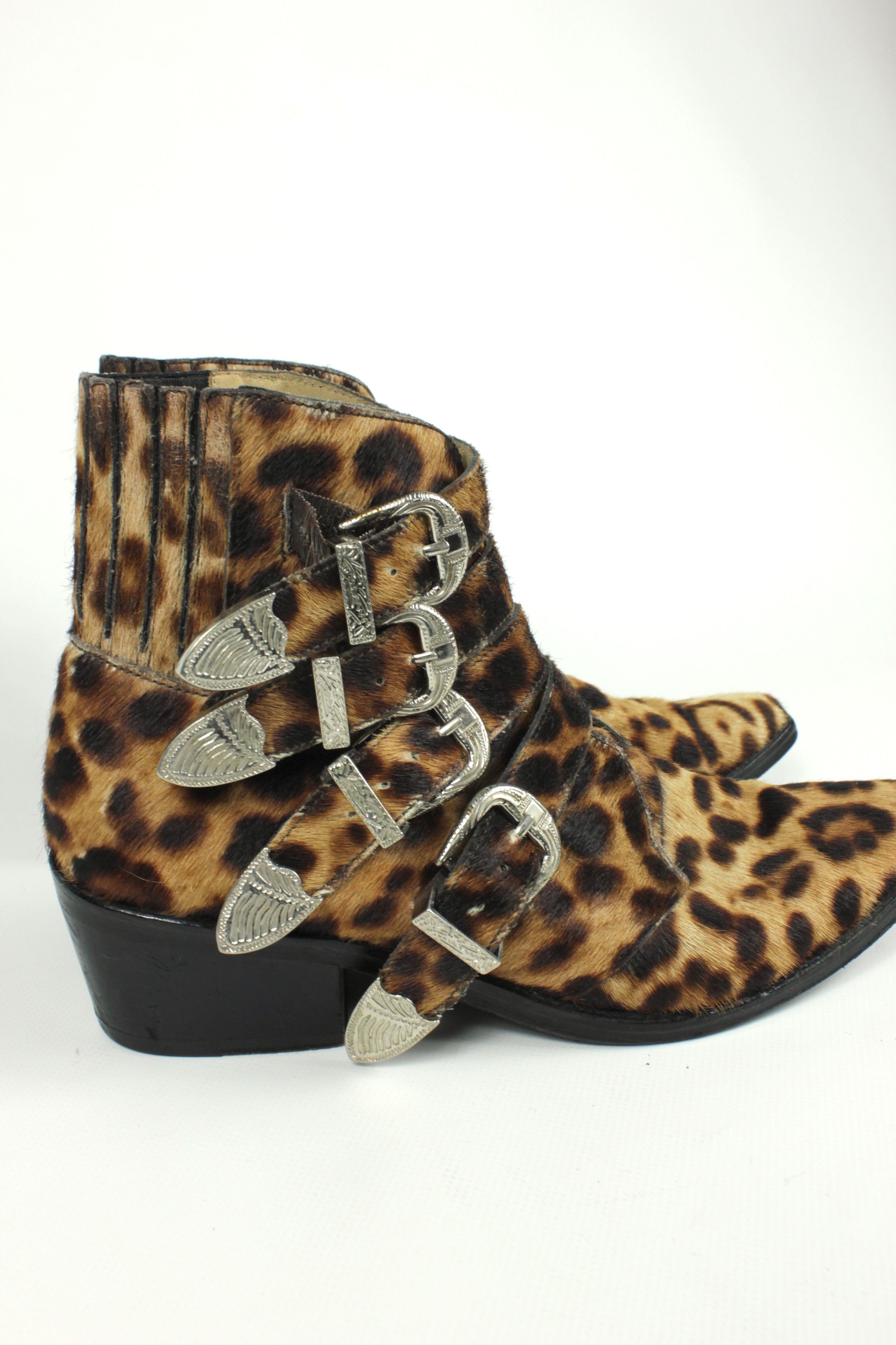 Toga Pulla Toga Pulla Leopard Buckle Western Shoes Size 40 Size US 10 / IT 40 - 2 Thumbnail