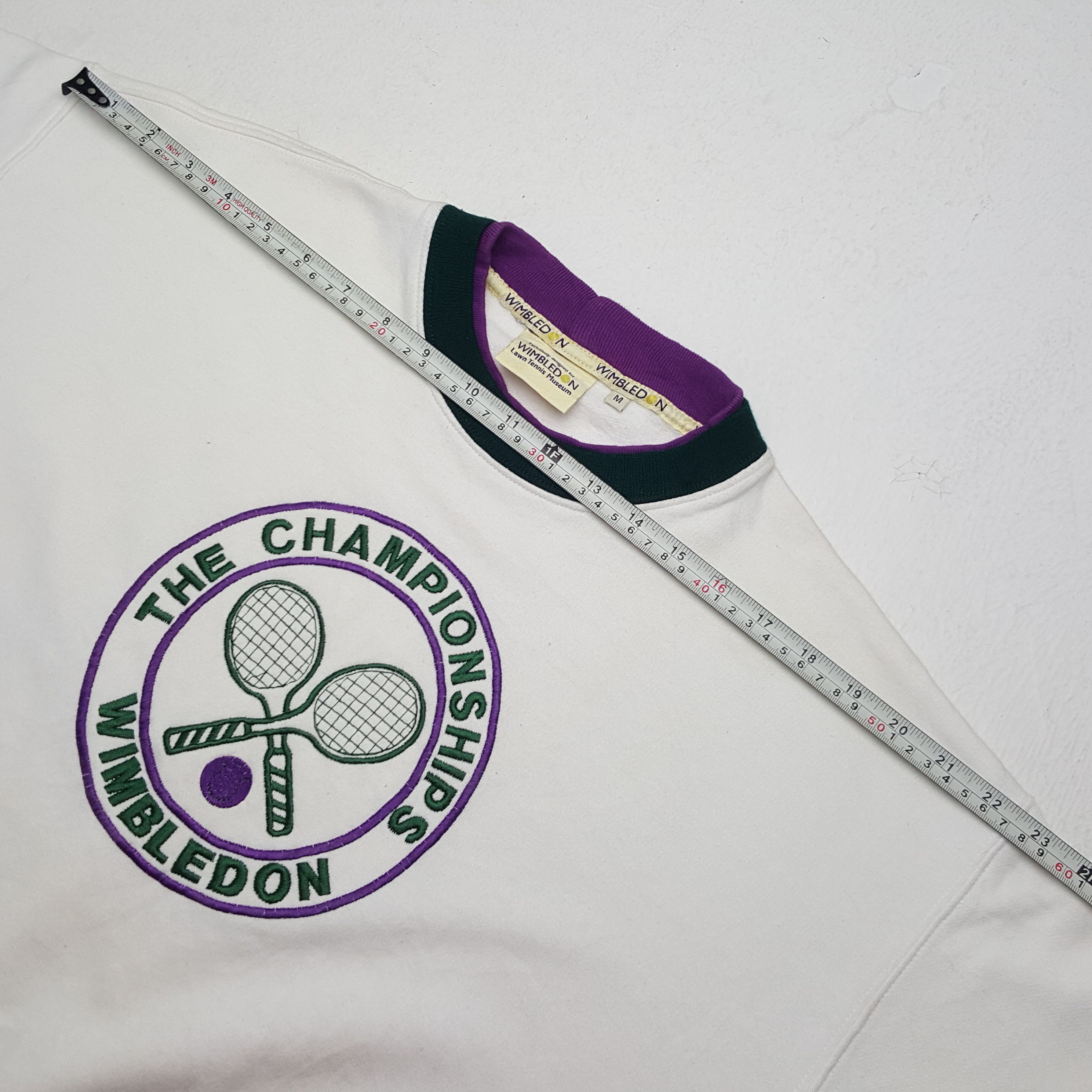 Vintage Vintage 90's The Championship Wimbledon Tennis Sweatshirt Size US M / EU 48-50 / 2 - 5 Thumbnail
