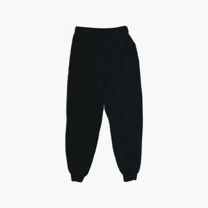 AMI AMIPARIS SS23 Black Knit Joggers with Heart Embroidery -250 Size US 26 / EU 42 - 3 Thumbnail