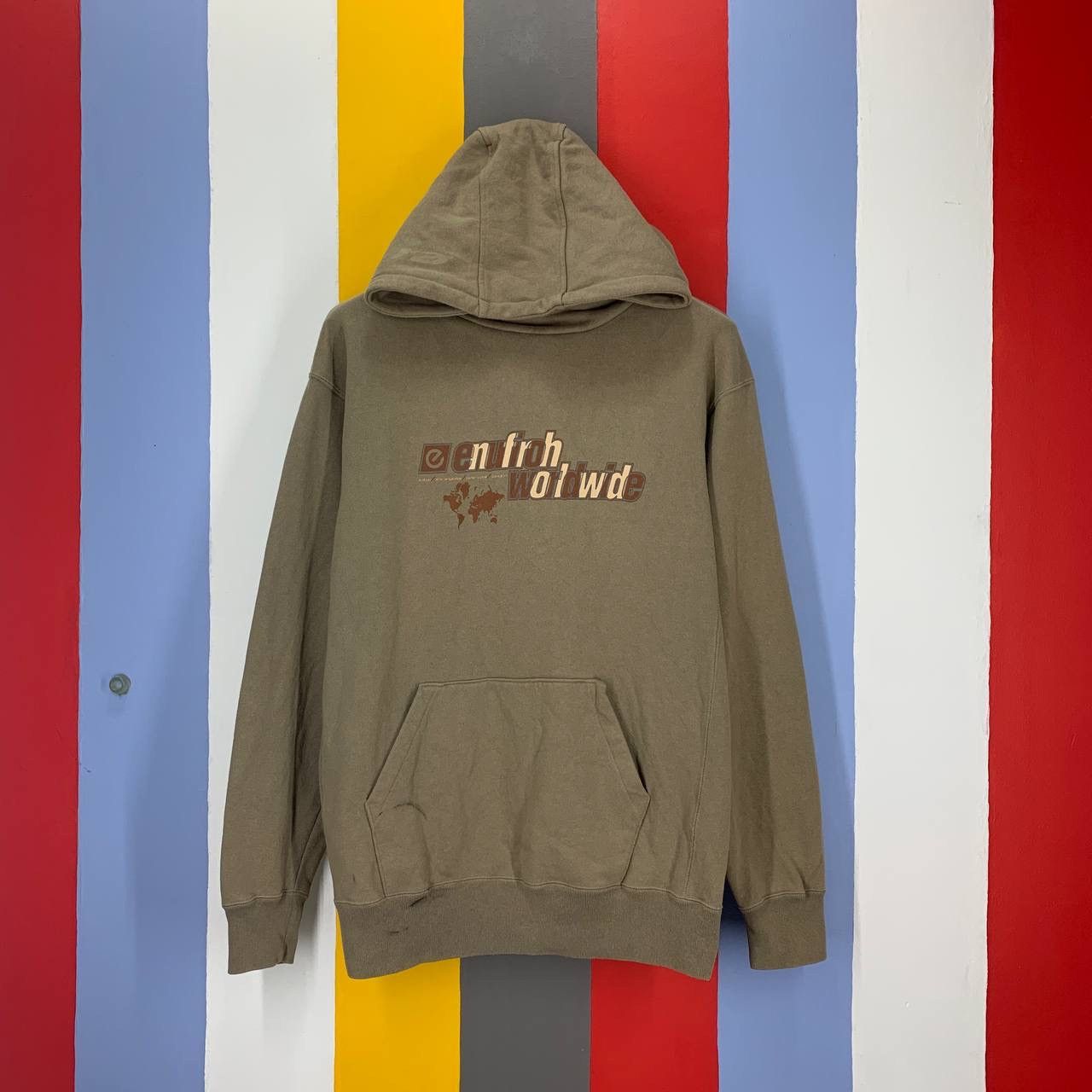 Japanese Brand ENUFIROH WORLDWIDE Hoodie Pullover #2061/15 Size US L / EU 52-54 / 3 - 1 Thumbnail