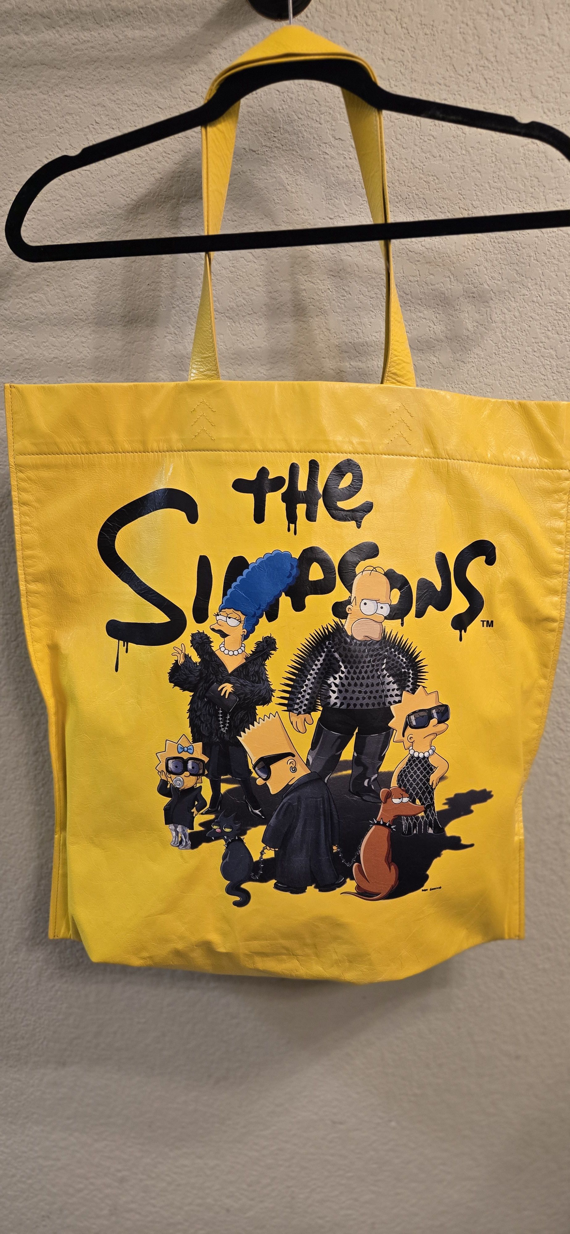 Balenciaga Balenciaga The Simpsons Yellow tote bag bondage Size ONE SIZE - 5 Thumbnail