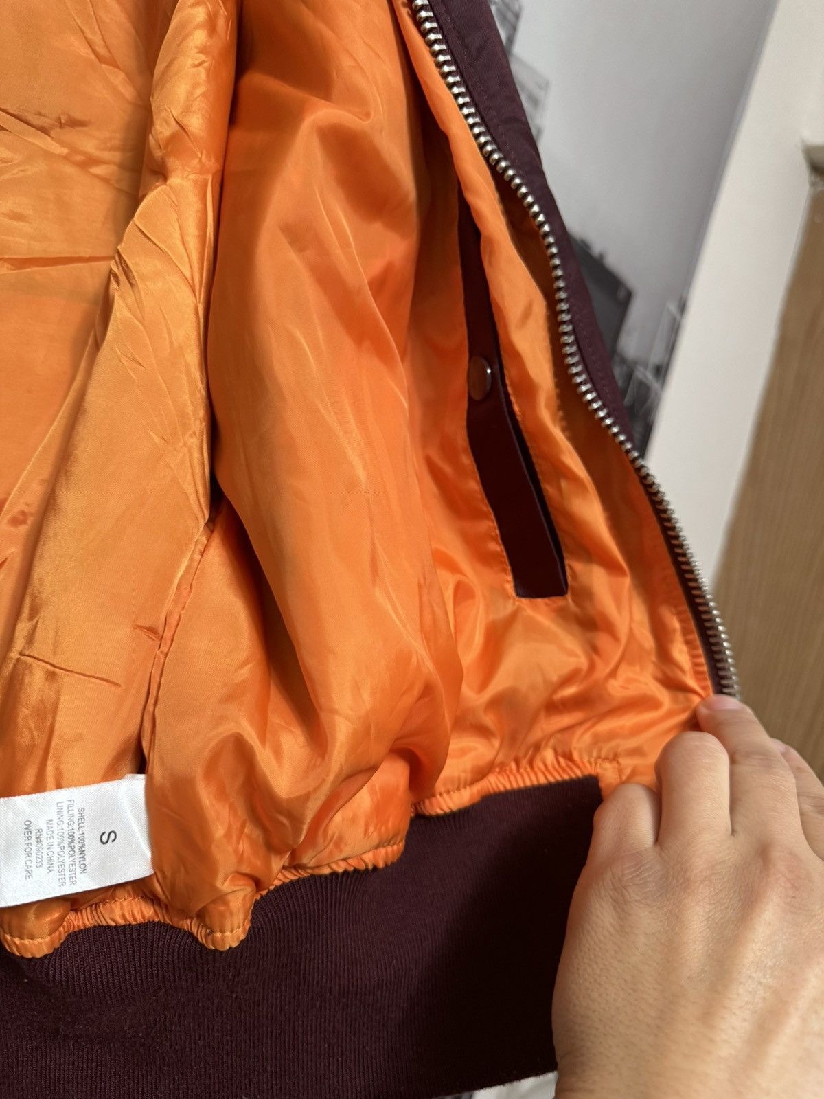 Fear of God FOG Fear of God Bomber Jacket Collection Two Burgundy SZ S🔥 Size US S / EU 44-46 / 1 - 9 Thumbnail
