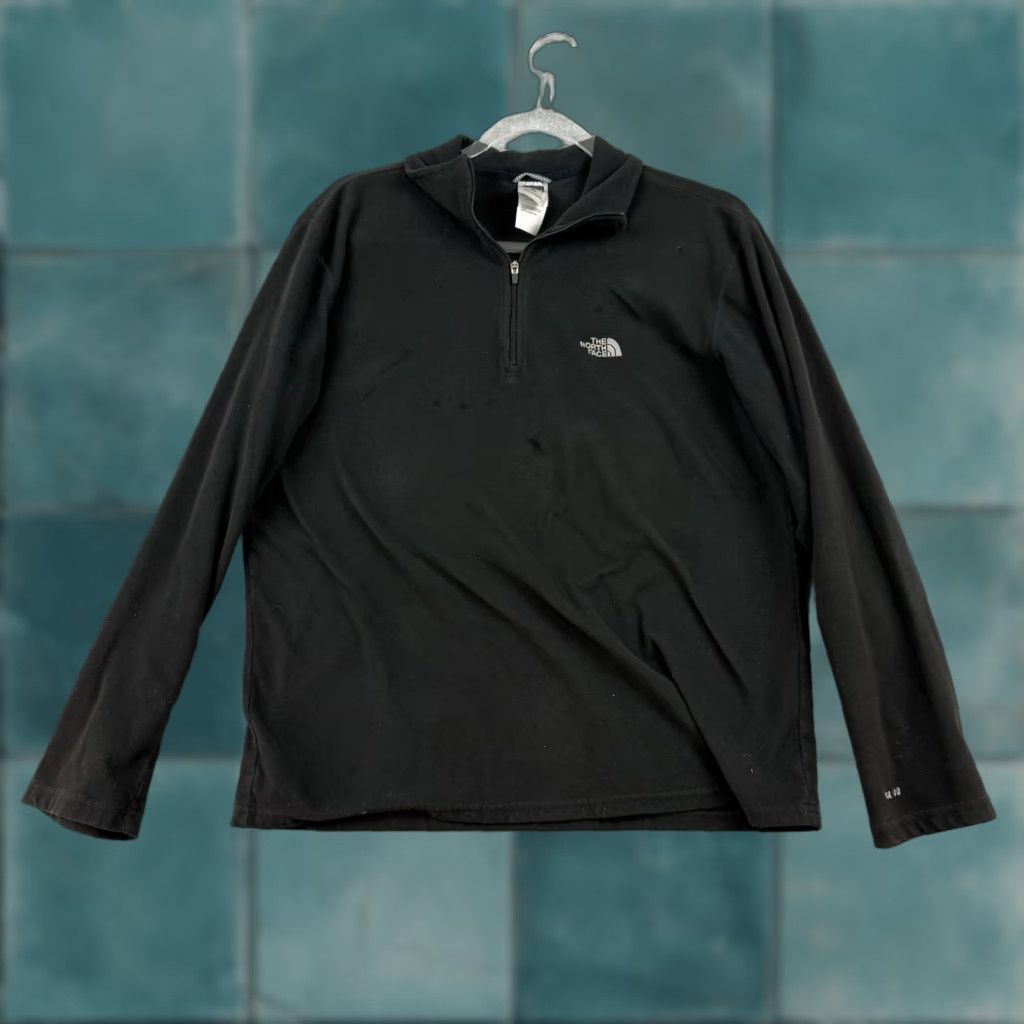 The North Face The North Face TKA 100 Black Mens M Quarter Zip Pullover Fleece Jacket Gorpcore Size US M / EU 48-50 / 2 - 1 Thumbnail