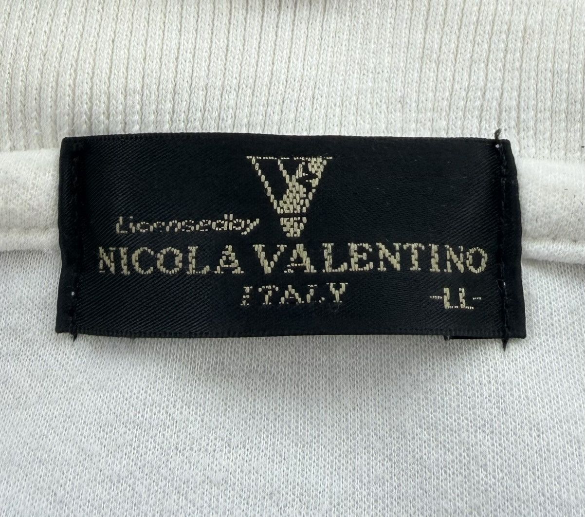 Valentino VTG Nicola Valentino Embroidered Logo Colorblock Crewneck Size US L / EU 52-54 / 3 - 11 Thumbnail