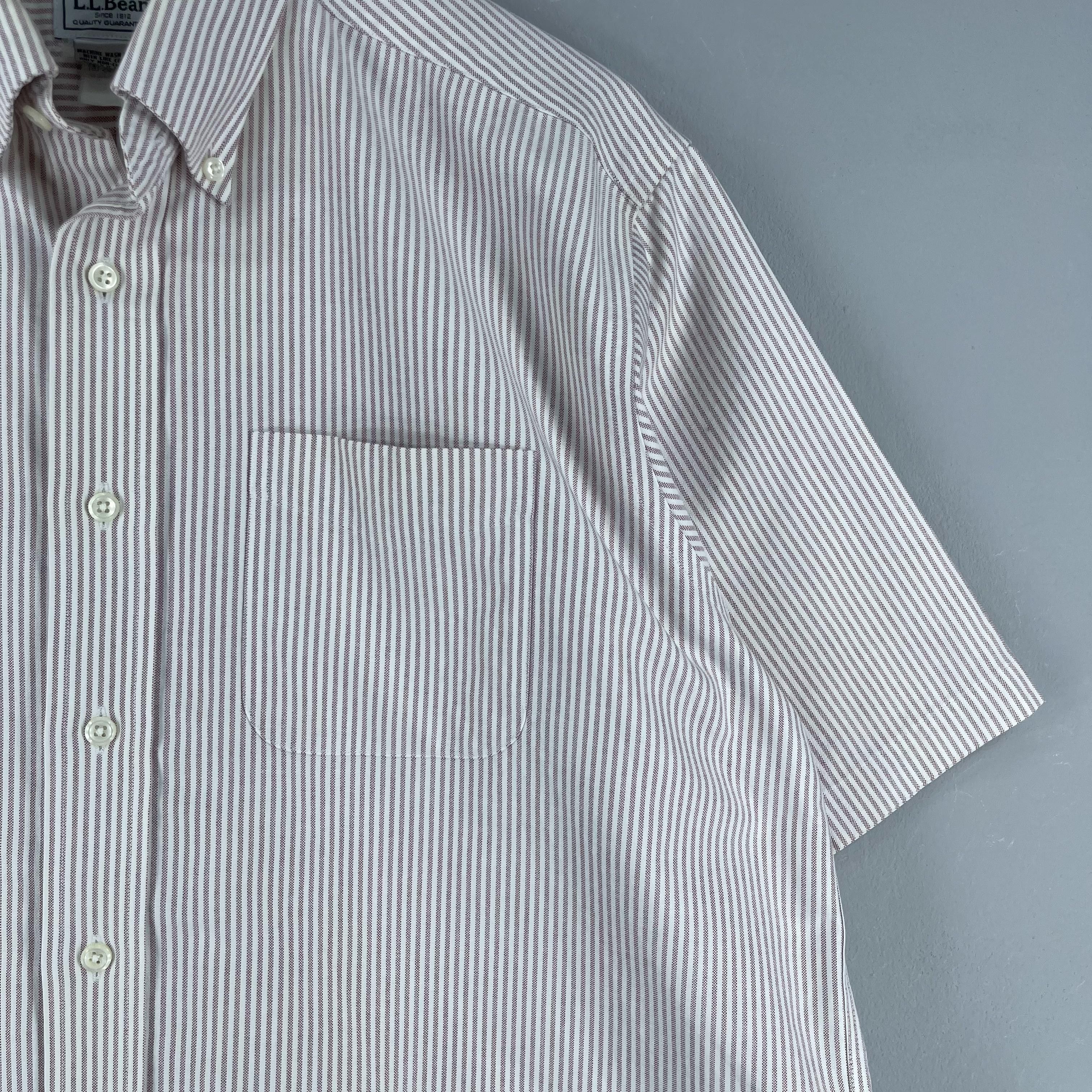 L.L. Bean Vintage 1990s LL BEAN Stripes Flannel Button Up Size US XL / EU 56 / 4 - 3 Thumbnail