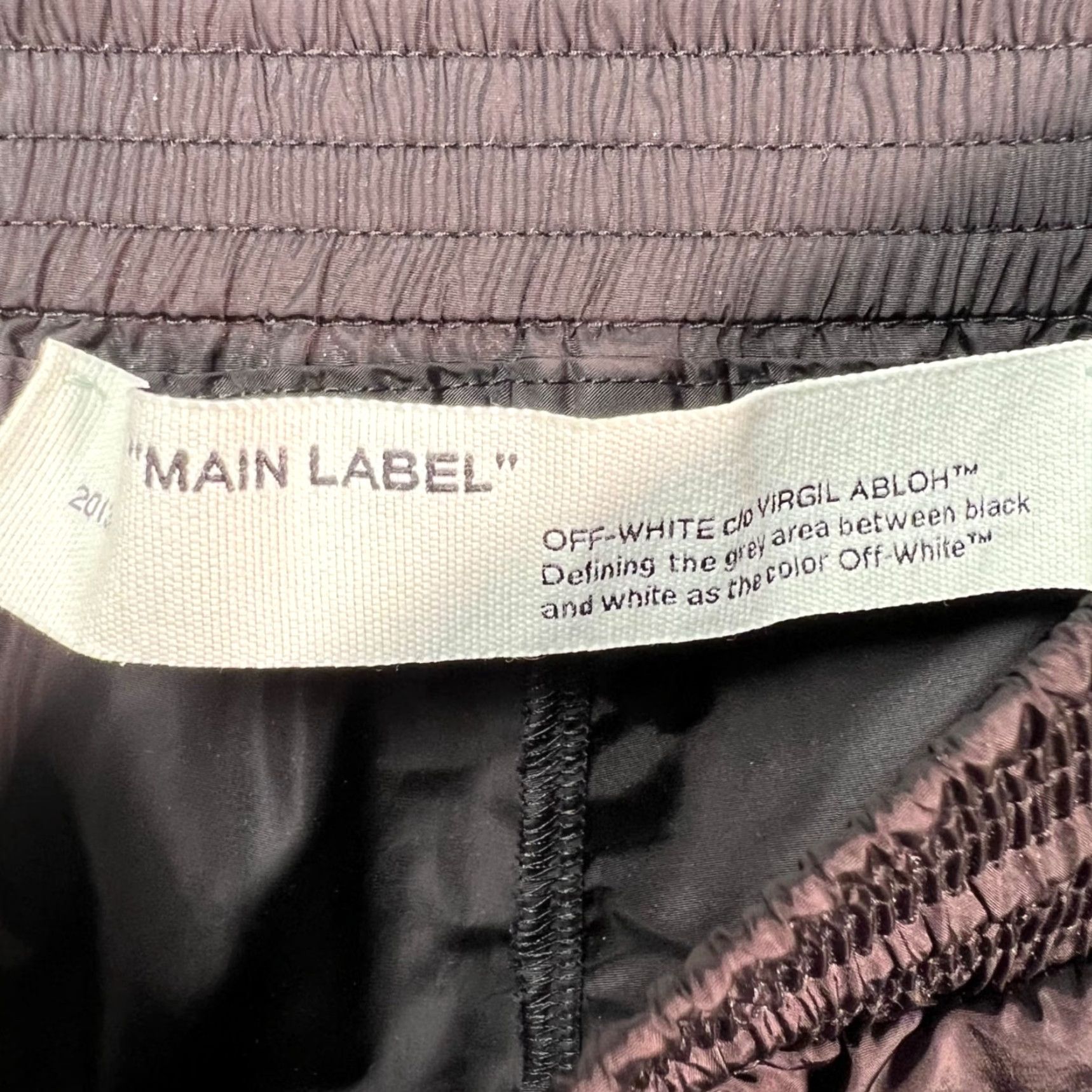 Off-White Off-White Main Label Womens Size Medium Black Athletic Shorts Drawstring Waist Size 32" / US 10 / IT 46 - 3 Thumbnail