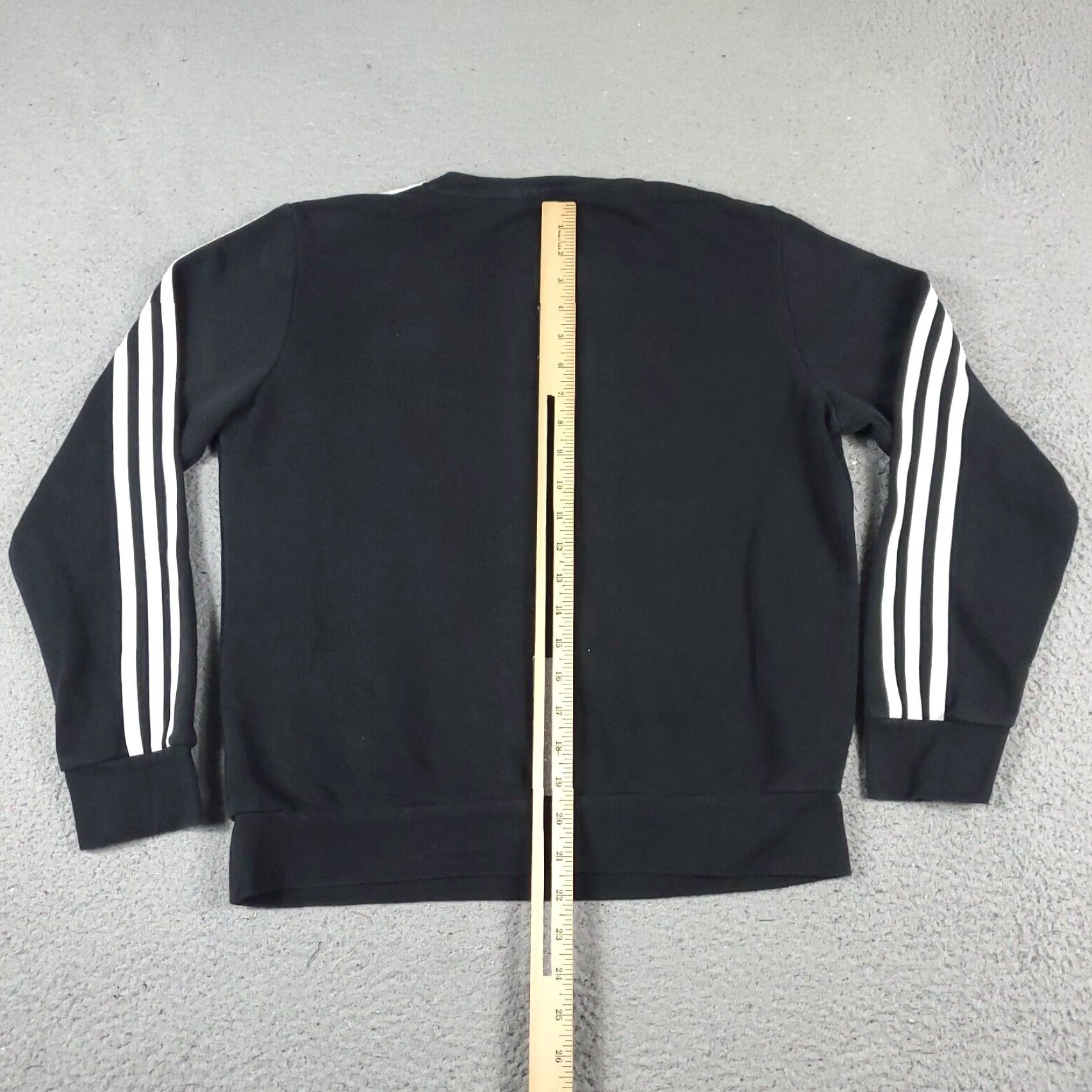 Adidas Adidas Sweater Womens Medium Black Pullover Casual Long Sleeve Crew Neck Size M / US 6-8 / IT 42-44 - 5 Thumbnail