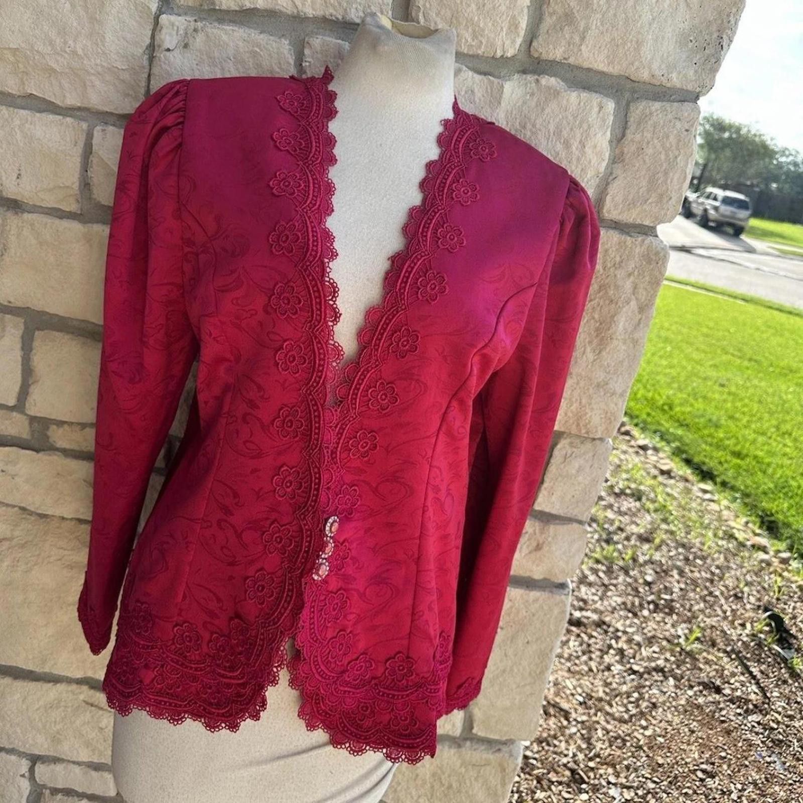 Other Vintage In The Mood Jacket blouse large see measures Size L / US 10 / IT 46 - 1 Thumbnail