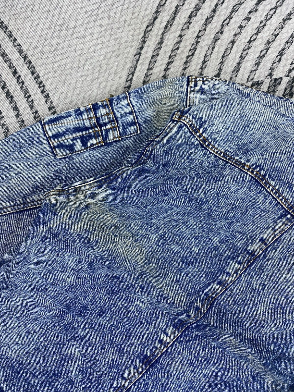 Japanese Brand Vintage Work Free Acid Blue Wash Denim Button Style Jacket Size US M / EU 48-50 / 2 - 10 Thumbnail
