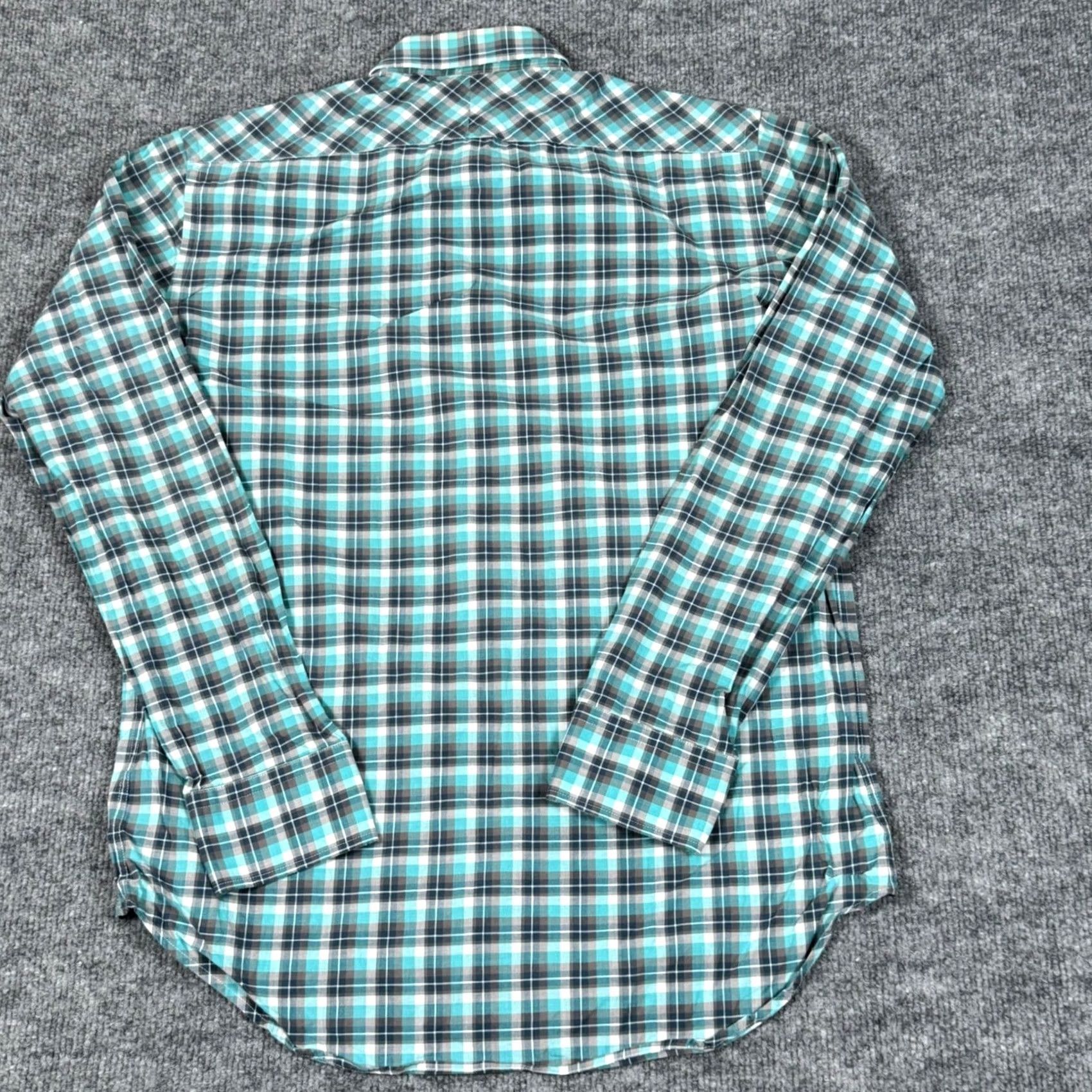 Billy Reid Billy Reid Plaid Button Up Shirt Small Standard Cut Office LS Blue Brown Preppy Size US S / EU 44-46 / 1 - 5 Thumbnail