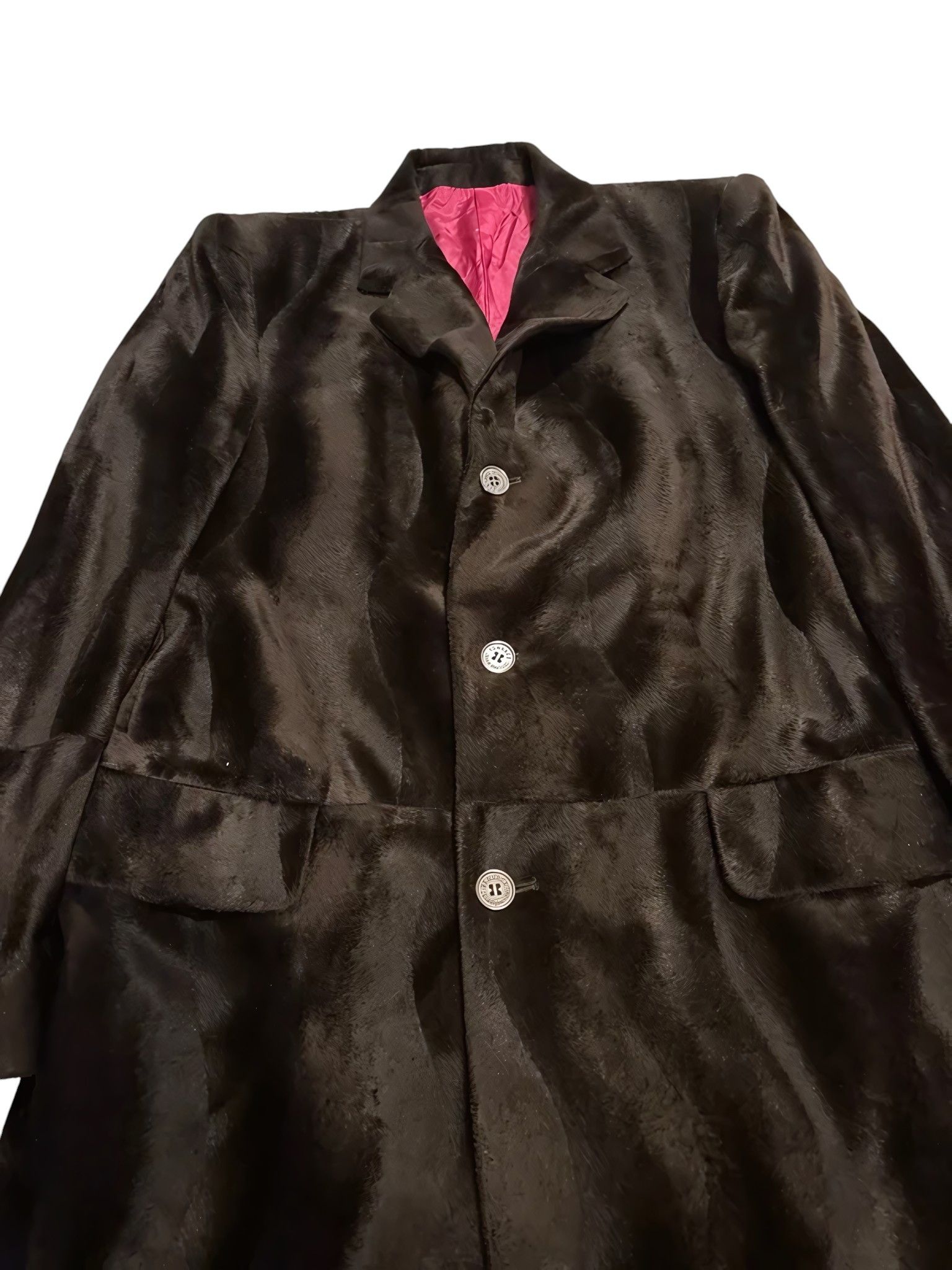 Versace Jeans Couture VJC PONY HAIR COAT Size US M / EU 48-50 / 2 - 6 Thumbnail