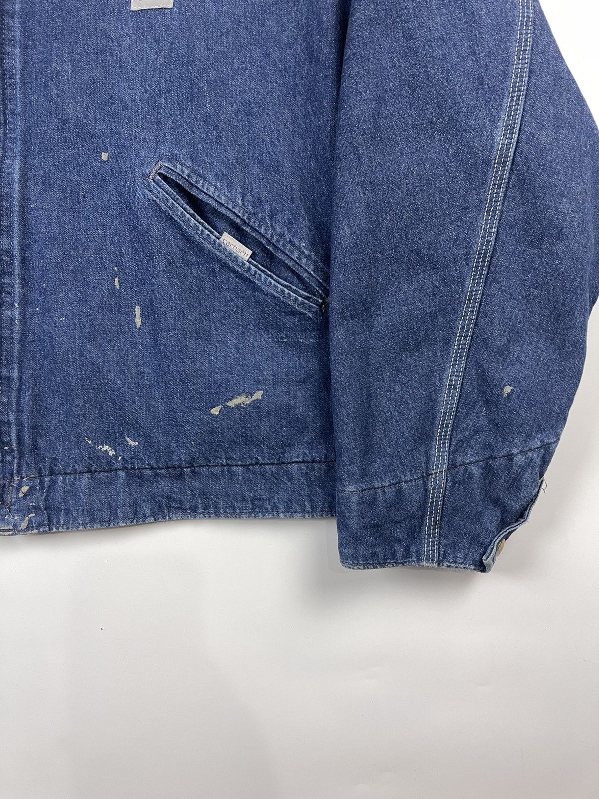 Carhartt × Vintage Carhartt Detroit Jacket Denim Size US L / EU 52-54 / 3 - 10 Thumbnail