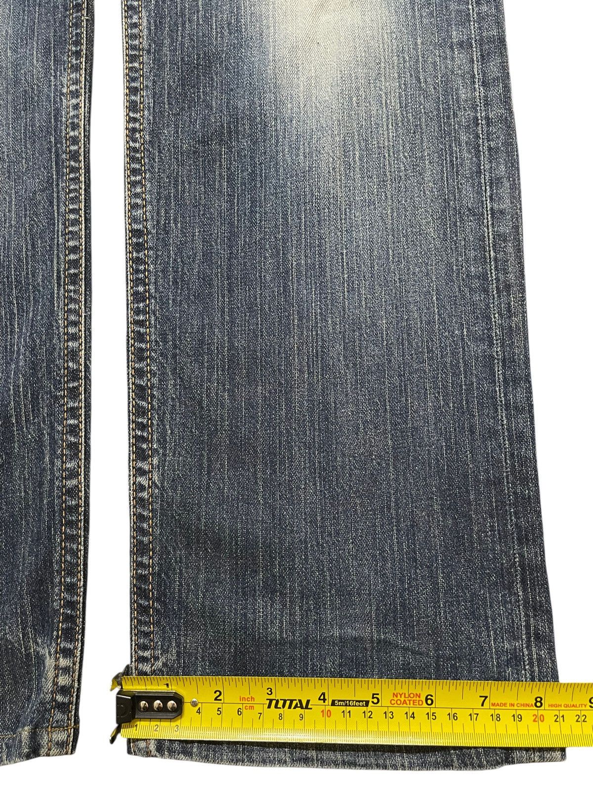 Edwin Vintage Edwin Blue Trip Blue Faded Wash Distressed Loose Fit Size US 30 / EU 46 - 17 Thumbnail