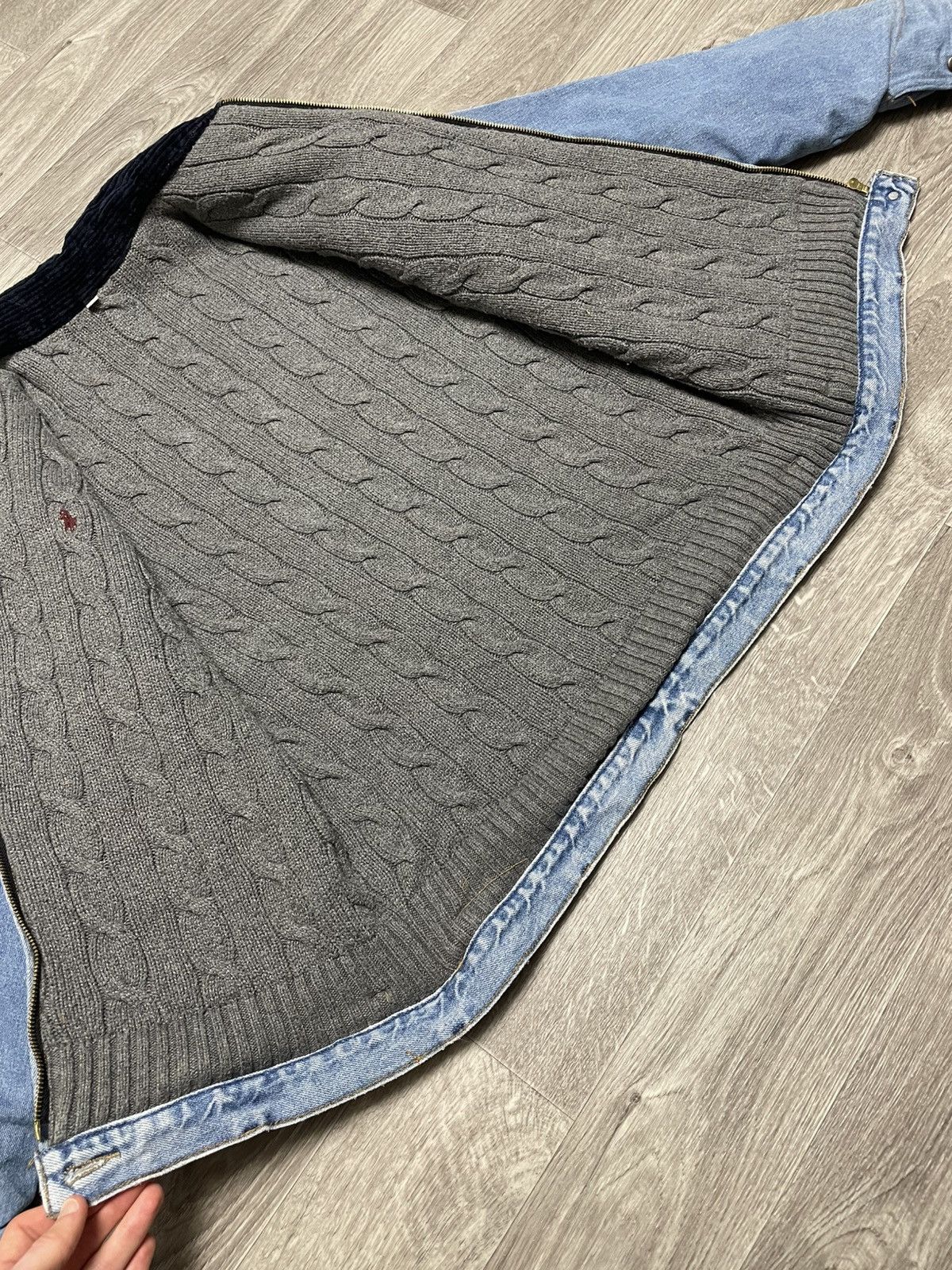 Carhartt Bespoke Carhartt J97 Detroit Jacket w/ RL Cable Knit Lining Size US S / EU 44-46 / 1 - 8 Thumbnail