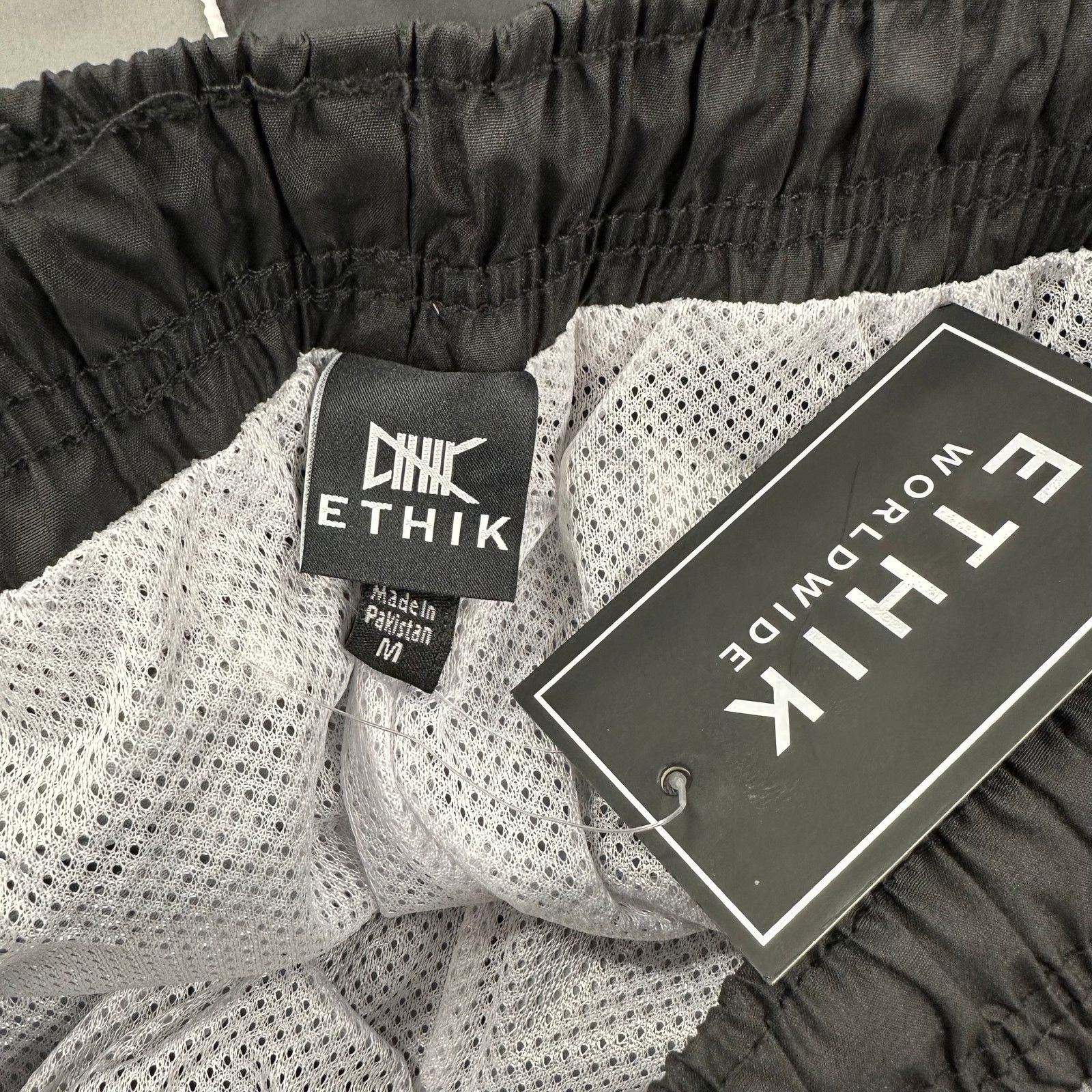Ethik New Ethik Worldwide Pipeline Nylon Shorts Gray Black Medium Size US 30 / EU 46 - 3 Thumbnail