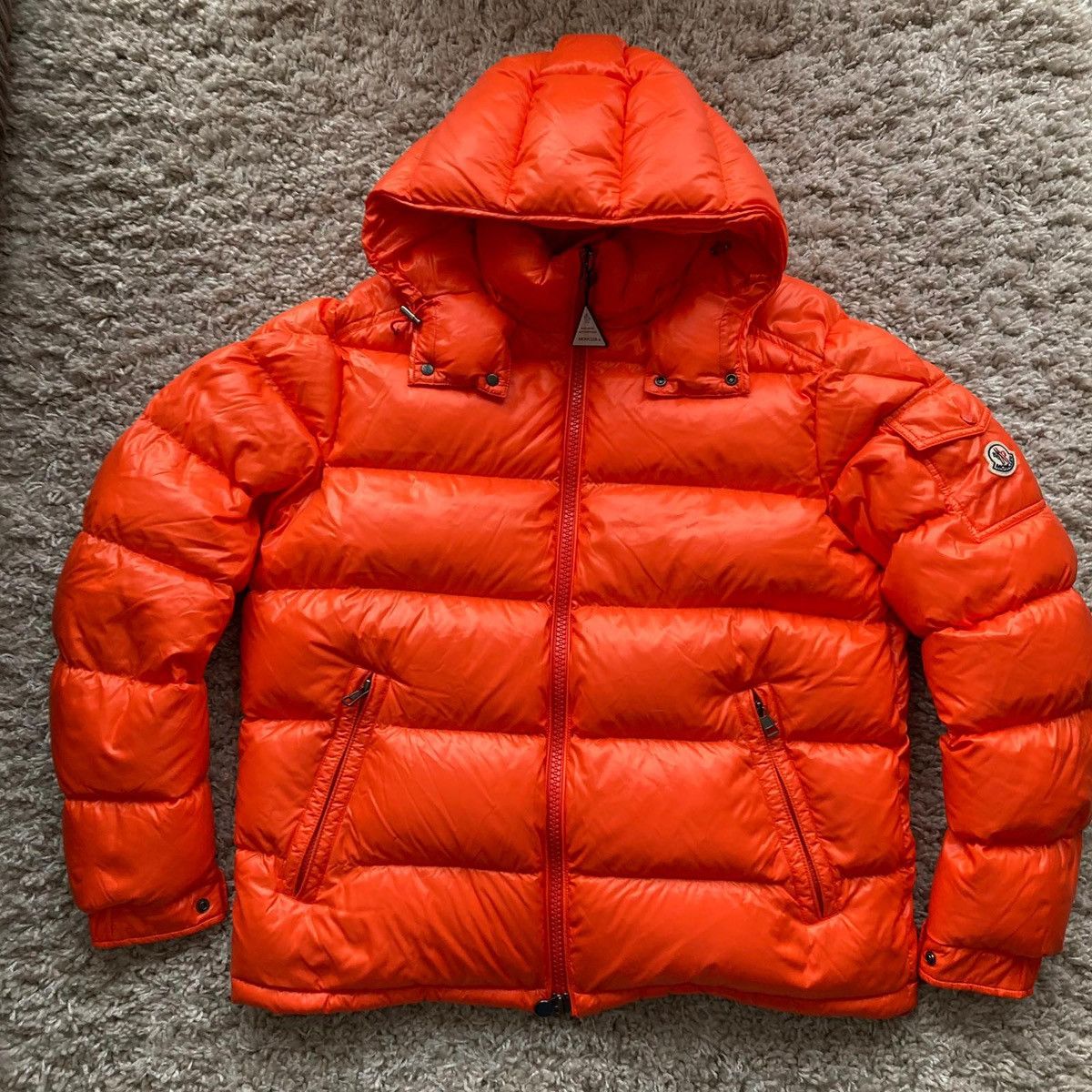 Moncler Moncler MAYA jacket outerwear size 5 ORANGE down vest Size US XL / EU 56 / 4 - 1 Thumbnail