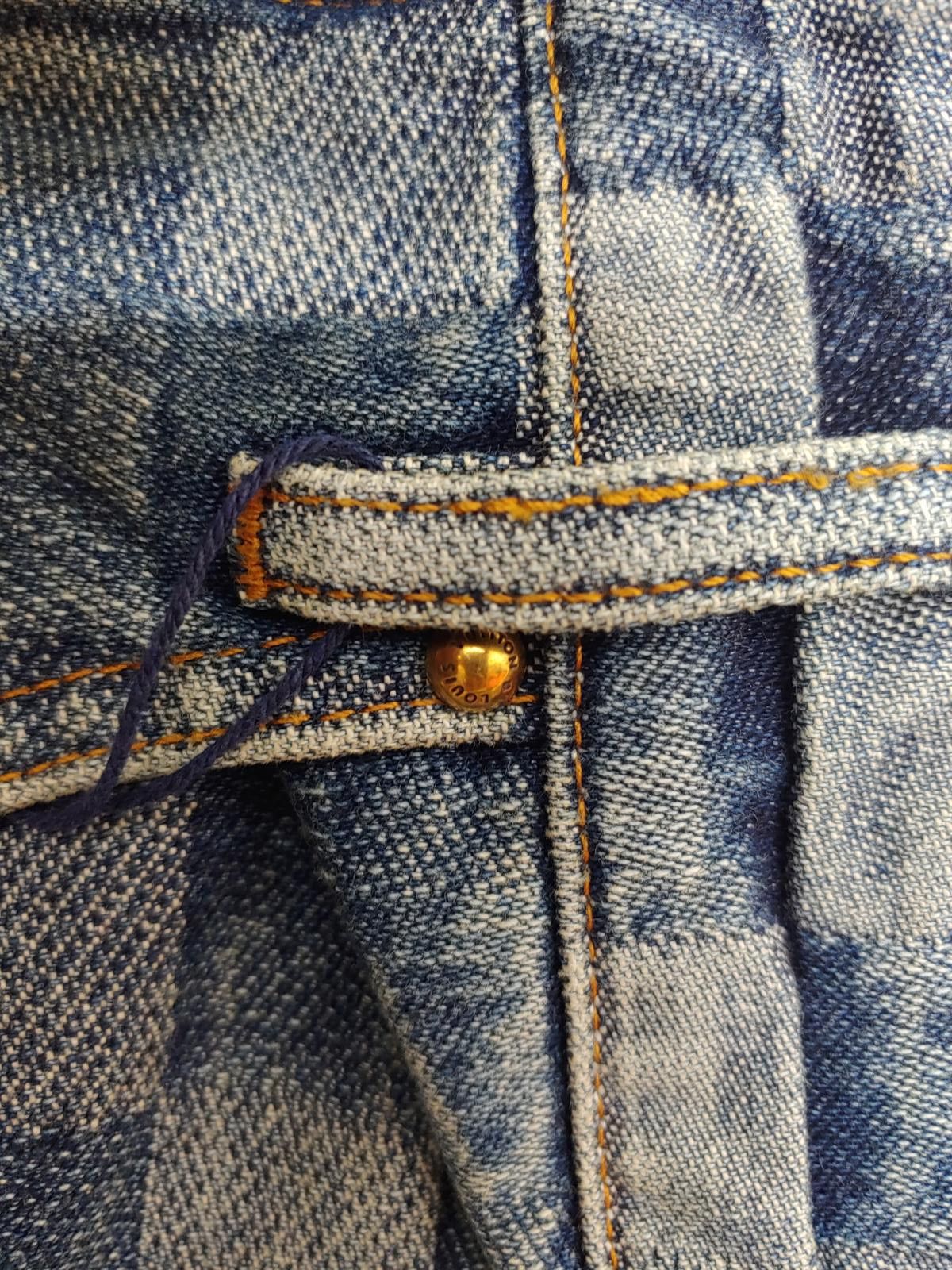 Louis Vuitton Louis Vuitton Damoflage Skate Jeans in Light/Medium Wash Size US 34 / EU 50 - 5 Thumbnail