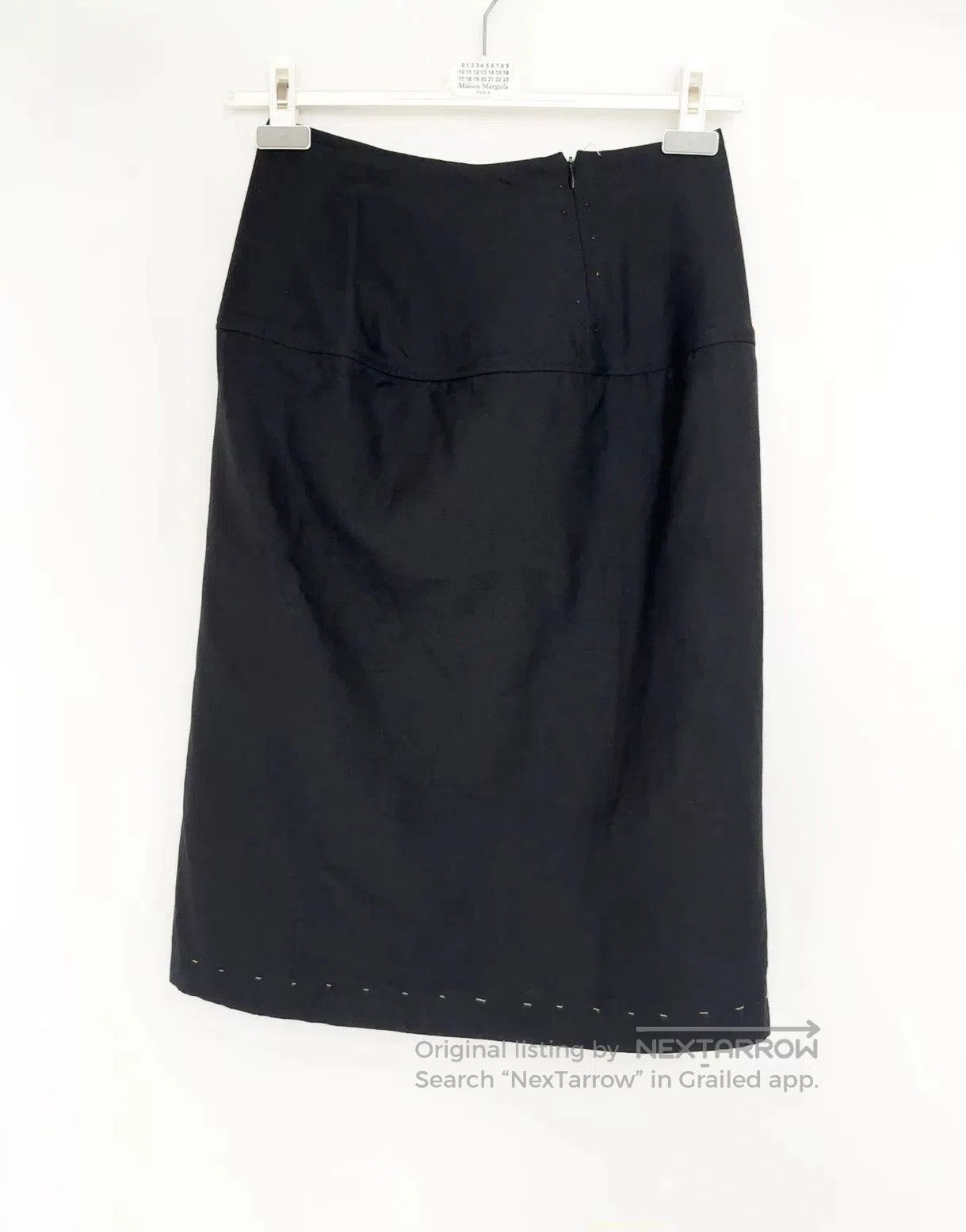 Yohji Yamamoto Yohji Yamamoto Black Sewing Skirt. Size 24" / US 00 / IT 34 - 5 Thumbnail