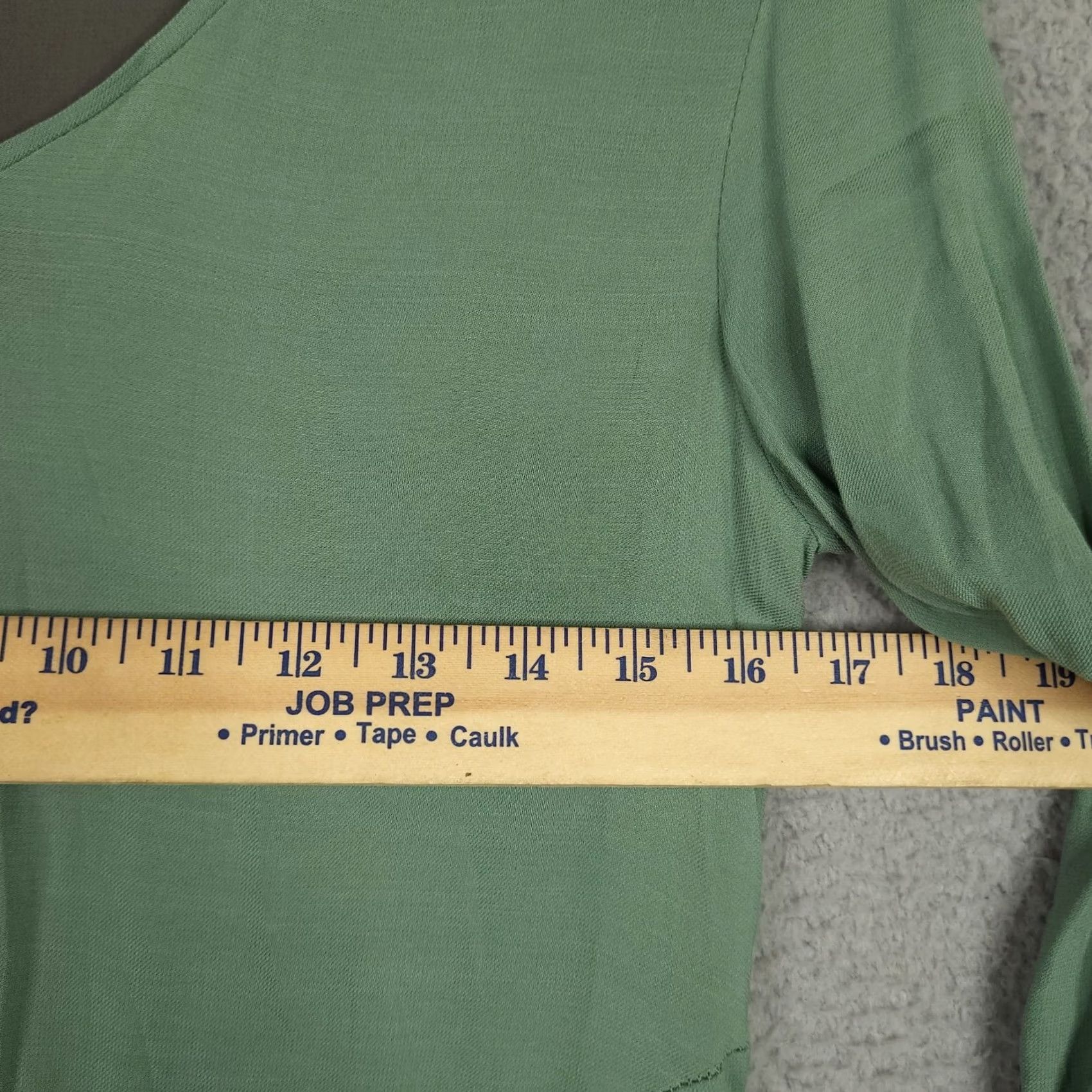 Vintage Axara Paris Women's mint green A-Line Short dress Size 38 Dress Green Solid Viscose Lined Short Sleeve Round Neck, Adult Womens Size 26" / US 2 / IT 38 - 4 Thumbnail