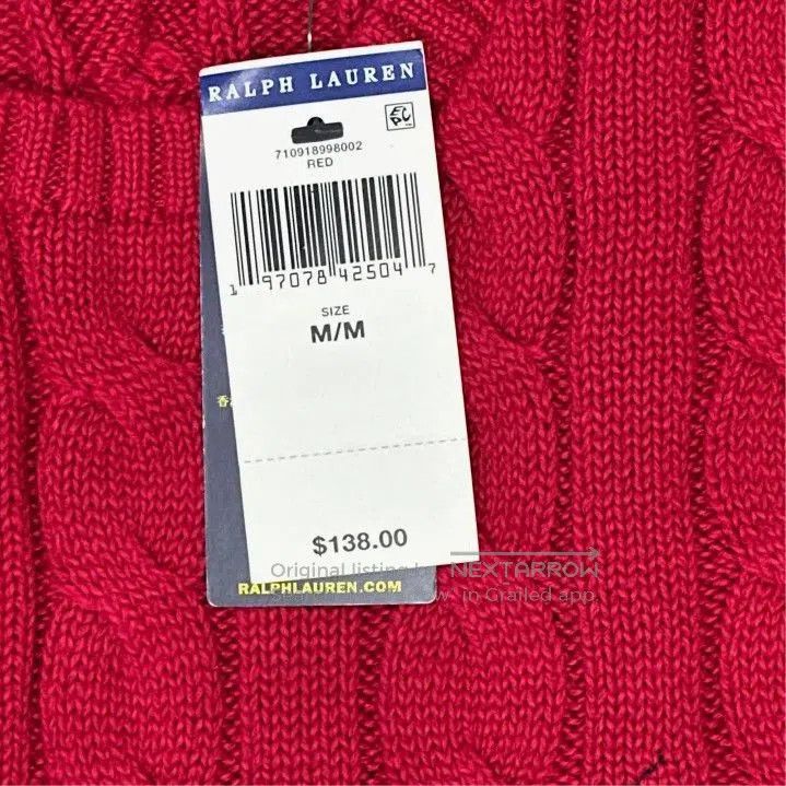 Polo Ralph Lauren Polo Ralph Lauren Men's Cable Knit Logo Sweater. Size US M / EU 48-50 / 2 - 3 Thumbnail