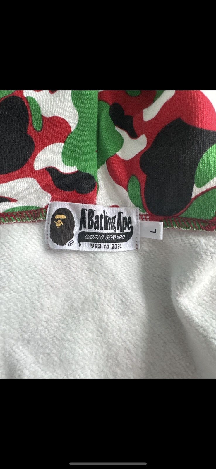 Bape Bape Dubai Anniversary Camo Shark Full Zip Hoodie Size US L / EU 52-54 / 3 - 5 Thumbnail