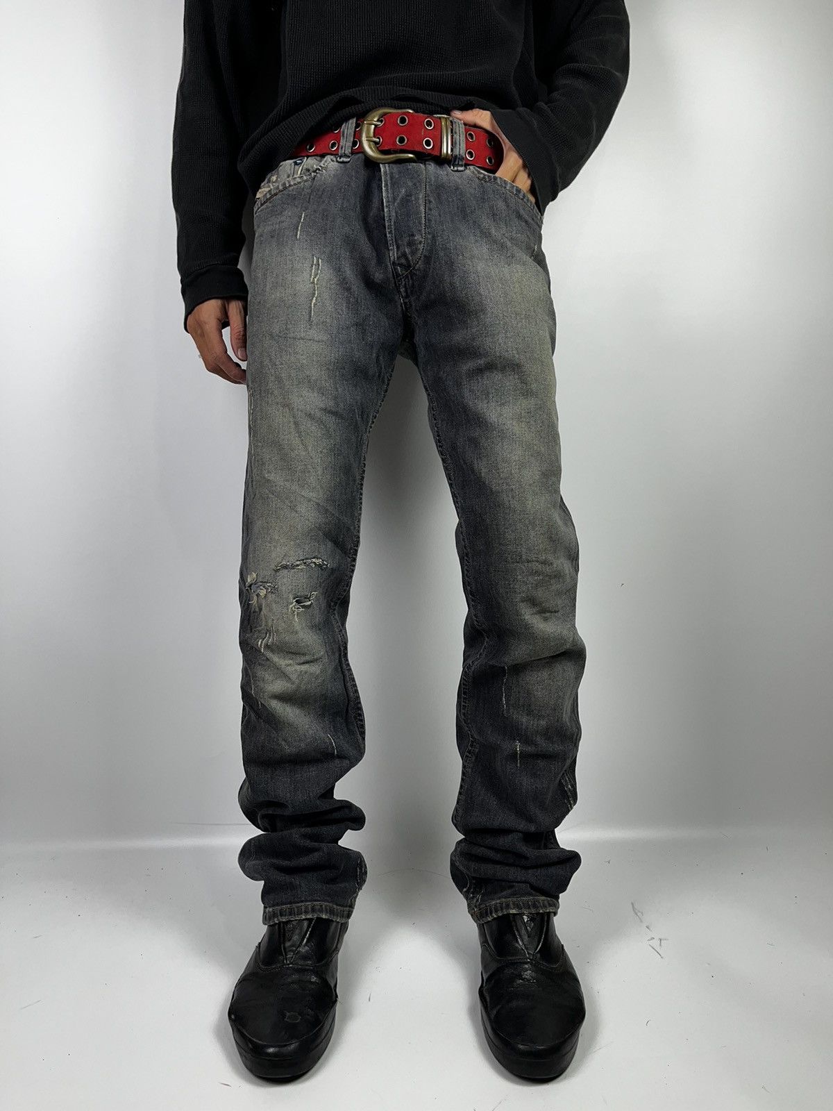 Diesel × Japanese Brand Diesel darron eyecone jeans pant Size US 31 - 2 Thumbnail