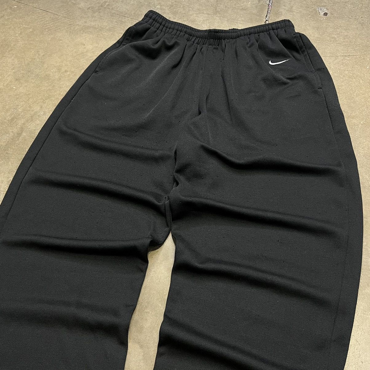 Nike × Vintage Vintage Y2K Nike Mini Swoosh Windbreaker Drill Sweatpants Size US 30 / EU 46 - 4 Thumbnail