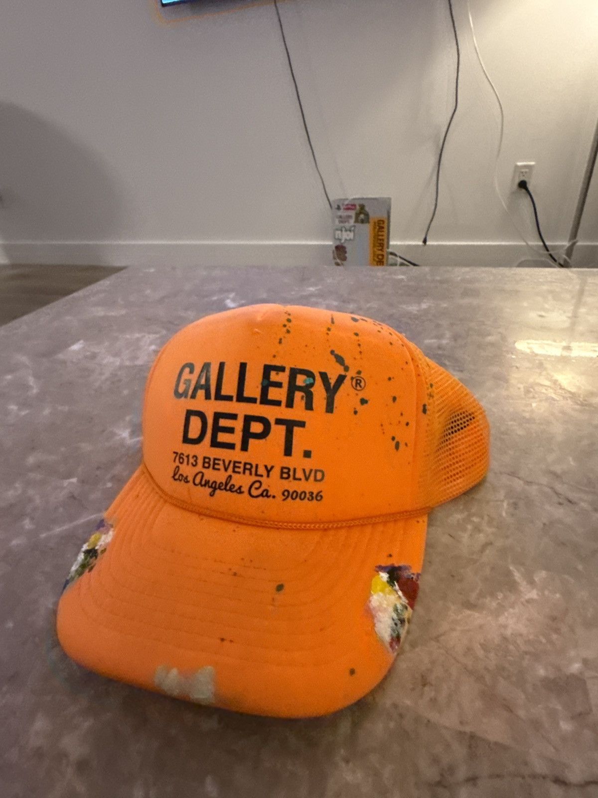 Gallery Dept Orange Trucker Hat