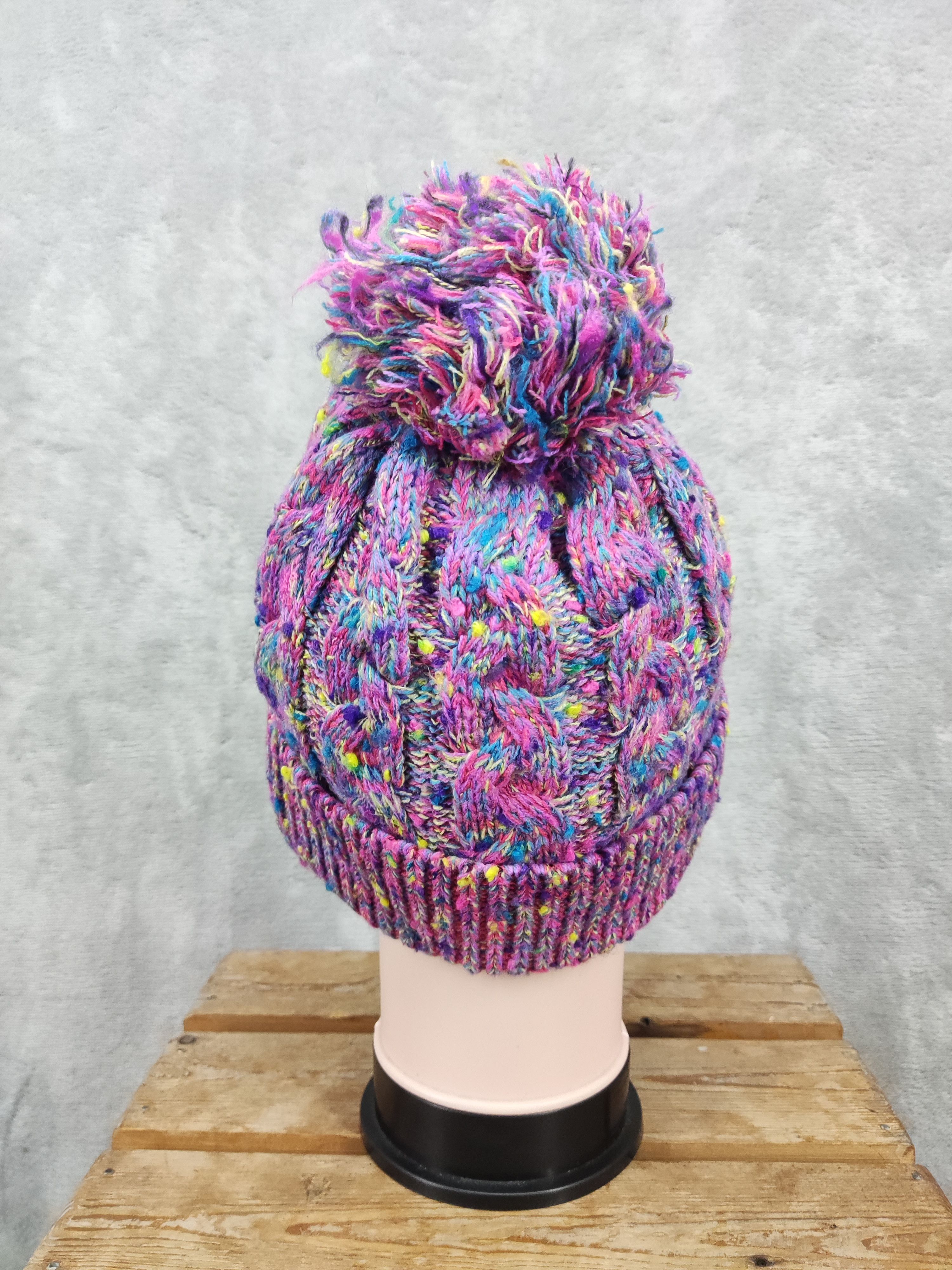 Japanese Brand Bruton Japan Beanie Hat Pom Size ONE SIZE - 4 Thumbnail