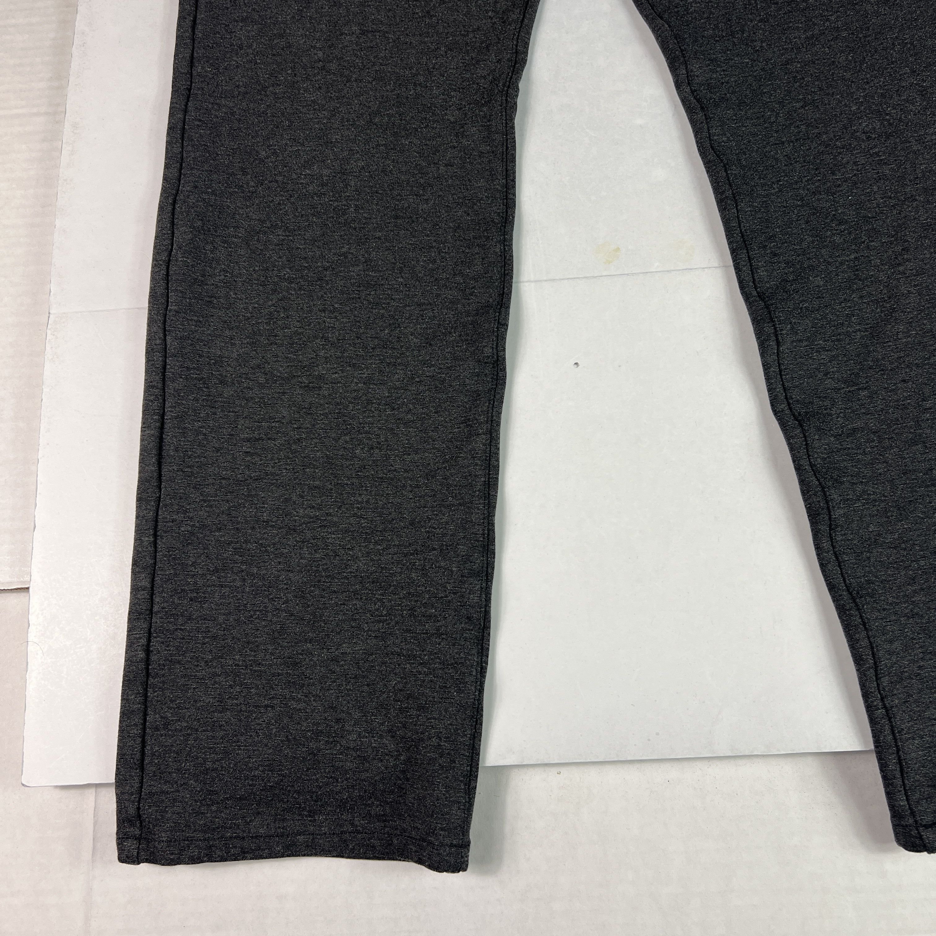 Paige Paige Pants Strafford Straight Iced Black Stretch Trousers Size US 34 / EU 50 - 7 Thumbnail