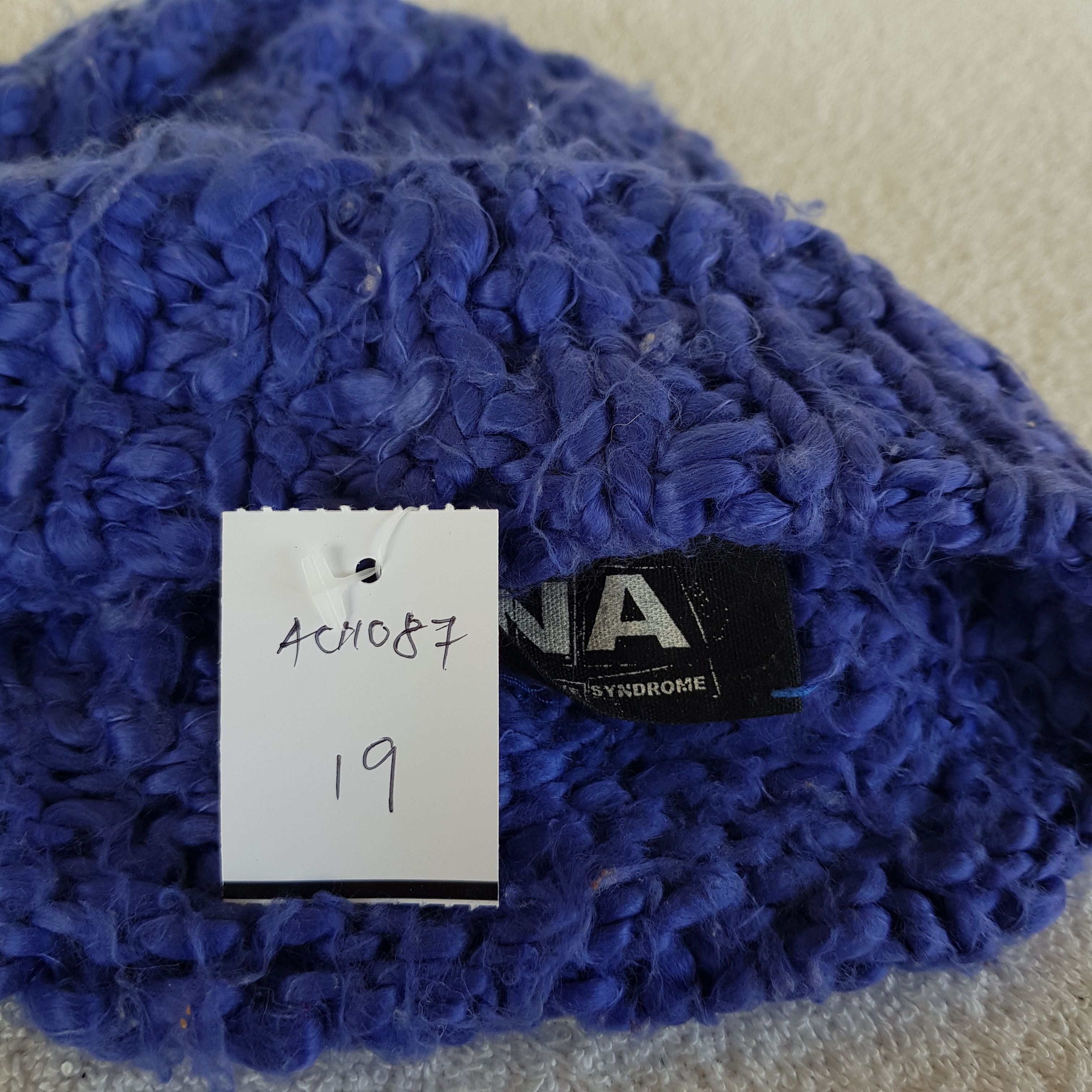Japanese Brand Vintage RNA Japanese Beanie Crochet Aran Isle Snow Caps Hats Size ONE SIZE - 6 Thumbnail