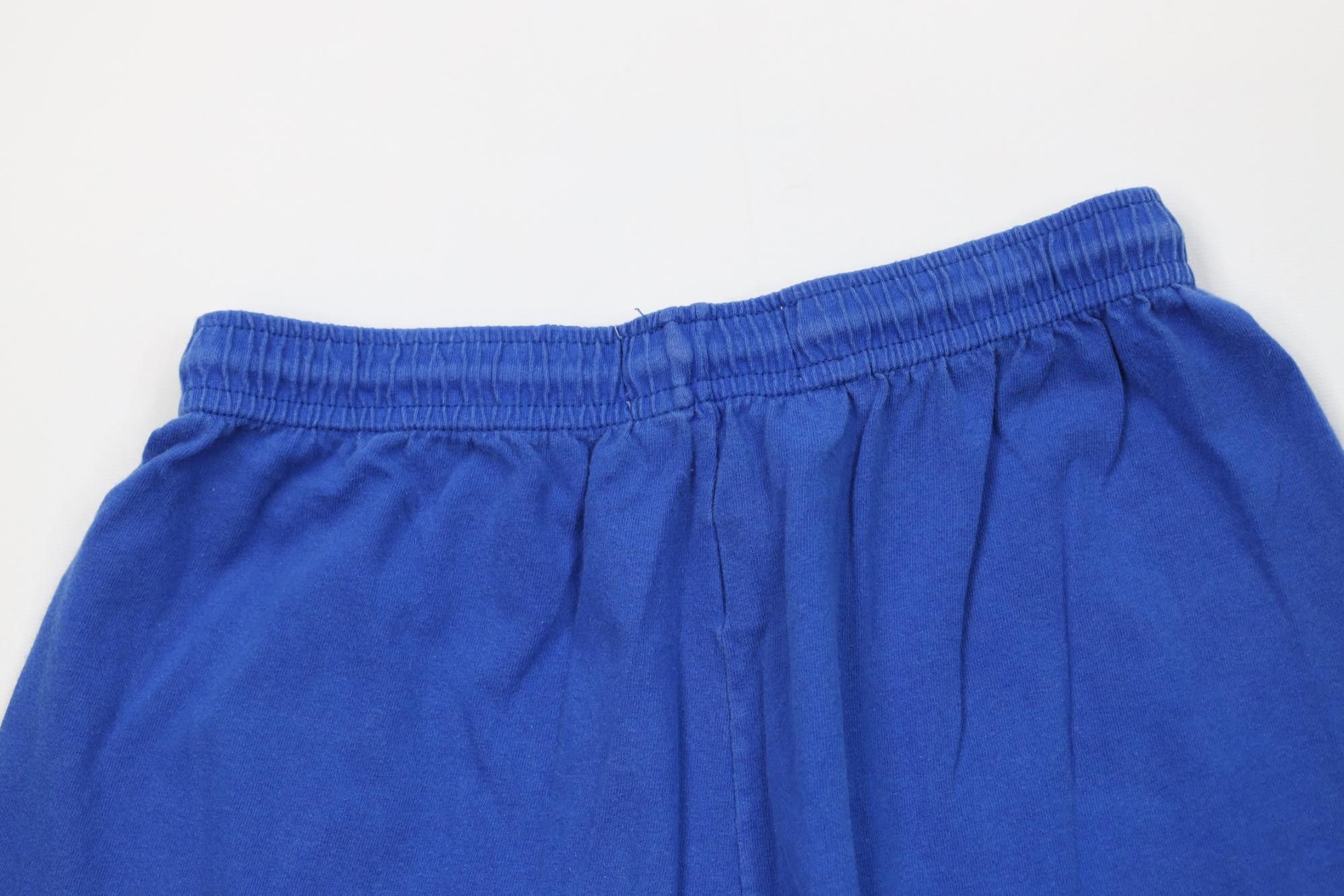 Vintage Vintage 90s Spalding Basketball Spell Above Knee Shorts Blue Size US 30 / EU 46 - 10 Thumbnail