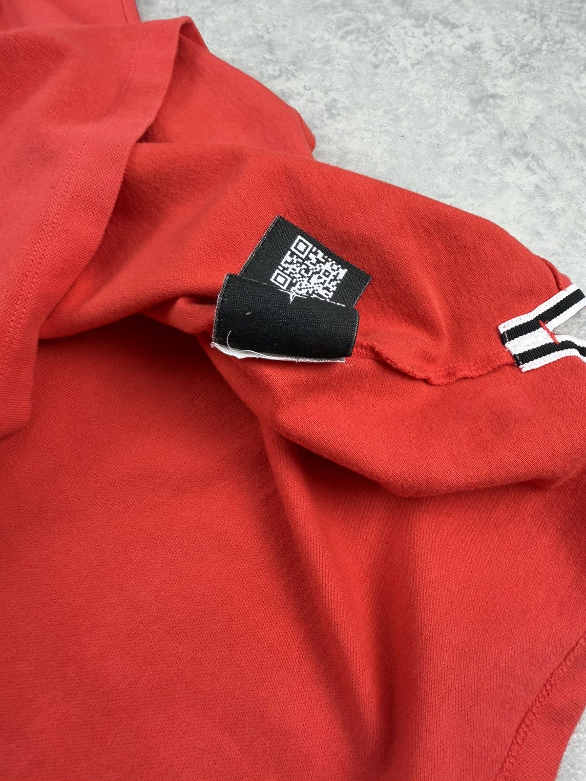 Stone Island Stone Island Slim Fit Polo Red Custom Bleach Wash 3XL Size US XXL / EU 58 / 5 - 10 Thumbnail