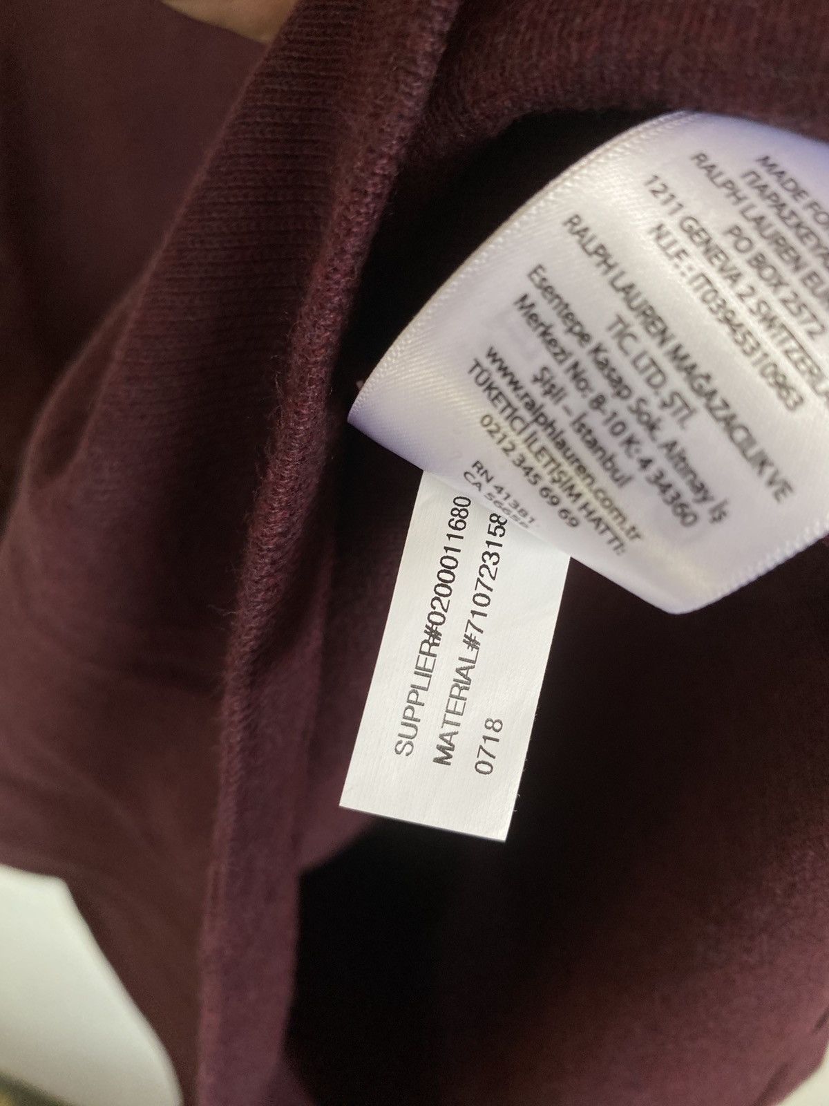 Polo Ralph Lauren Polo Ralph Lauren Quarter-Zip Sweatshirt — Wine Size US M / EU 48-50 / 2 - 8 Thumbnail
