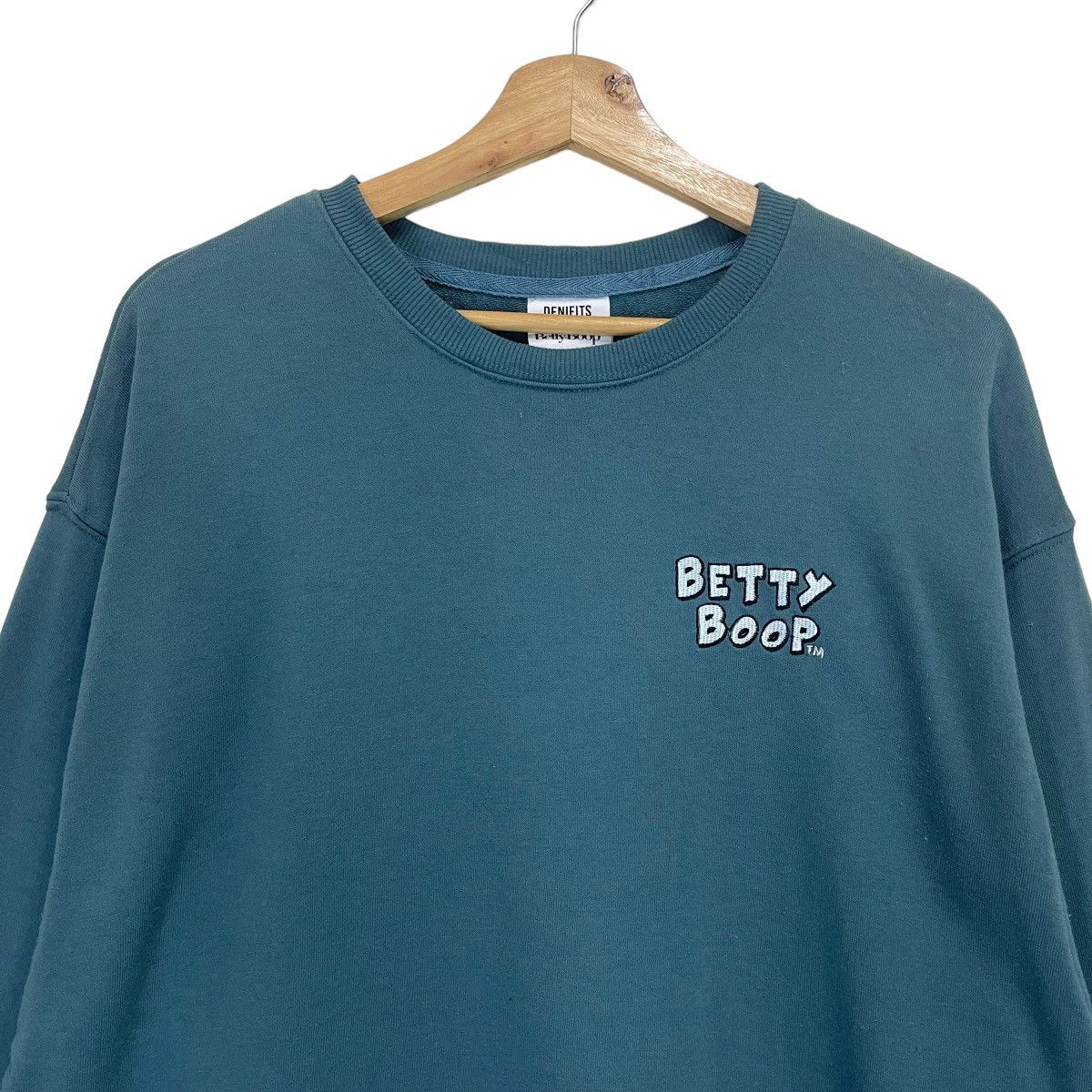 Cartoon Network Betty Boop x Denifits Big Logo Crewneck Sweatshirt Size US M / EU 48-50 / 2 - 7 Thumbnail