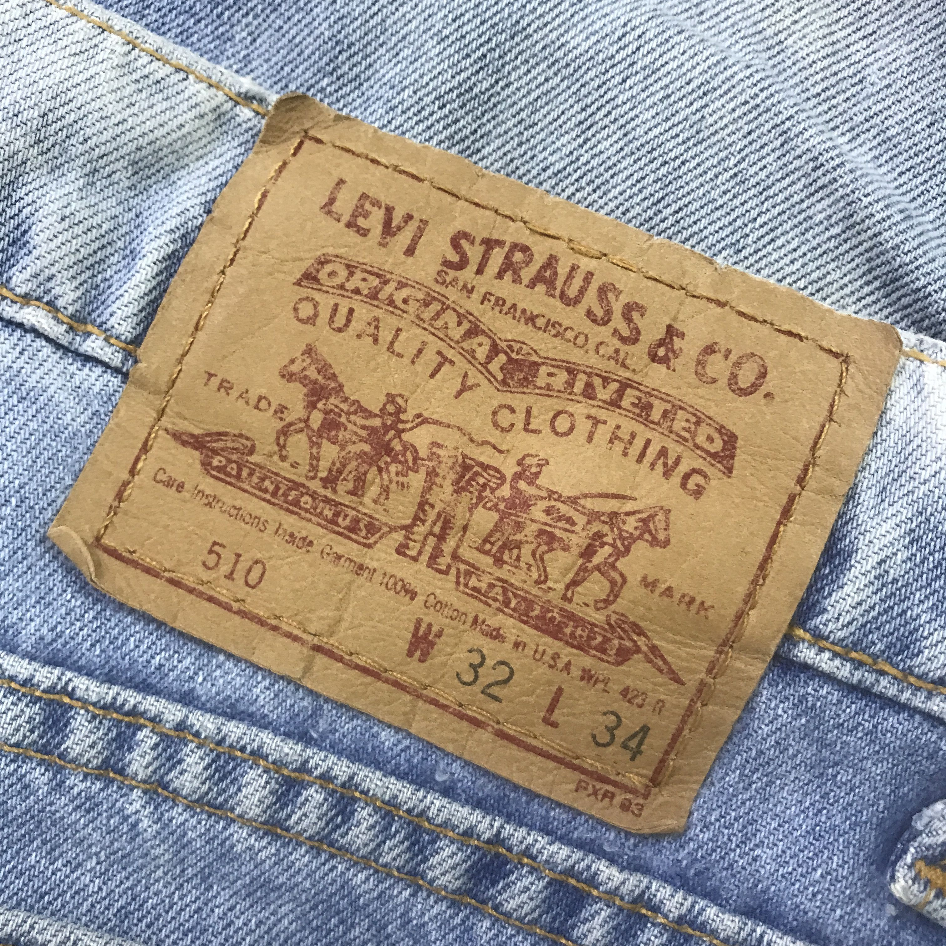 Levi's LEVI'S 510 DISTRESSED JEANS LIGHT WASH DENIM K129B15 Size US 28 / EU 44 - 15 Thumbnail