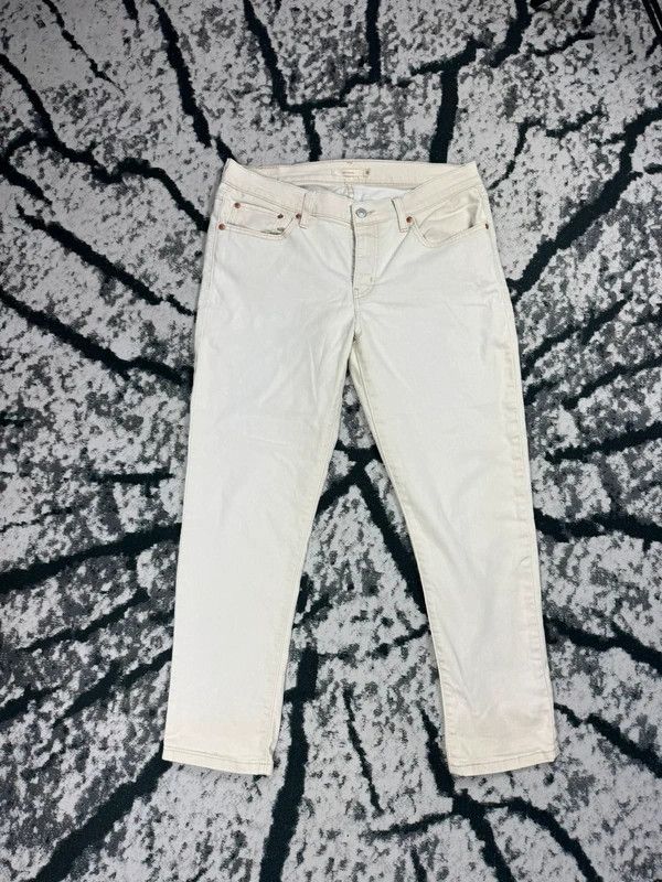 Levi's Vintage Levis Boyfriend jeans 30 27 cream Size 30" / US 8 / IT 44 - 2 Thumbnail