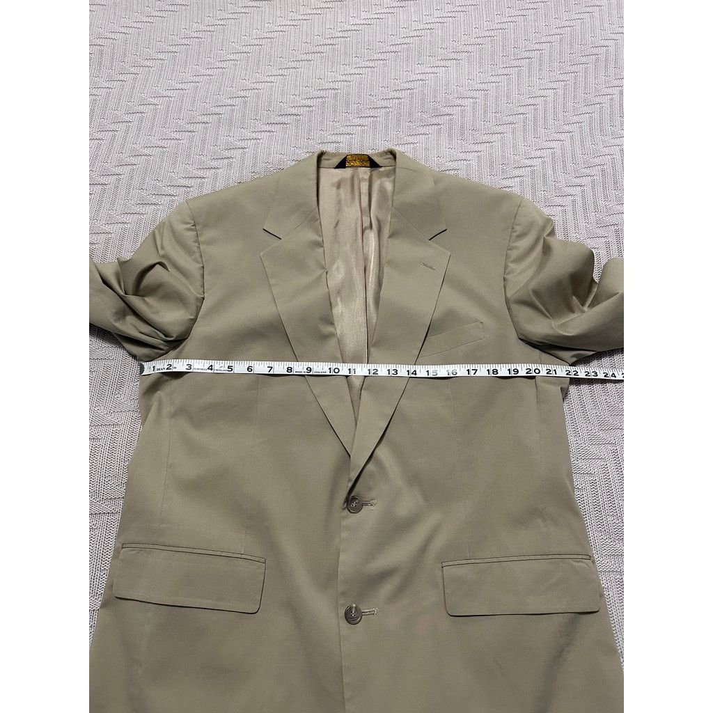 Brooks Brothers Brooks Brothers Brooksease khaki two button blazer size 43R Size 42R - 7 Thumbnail