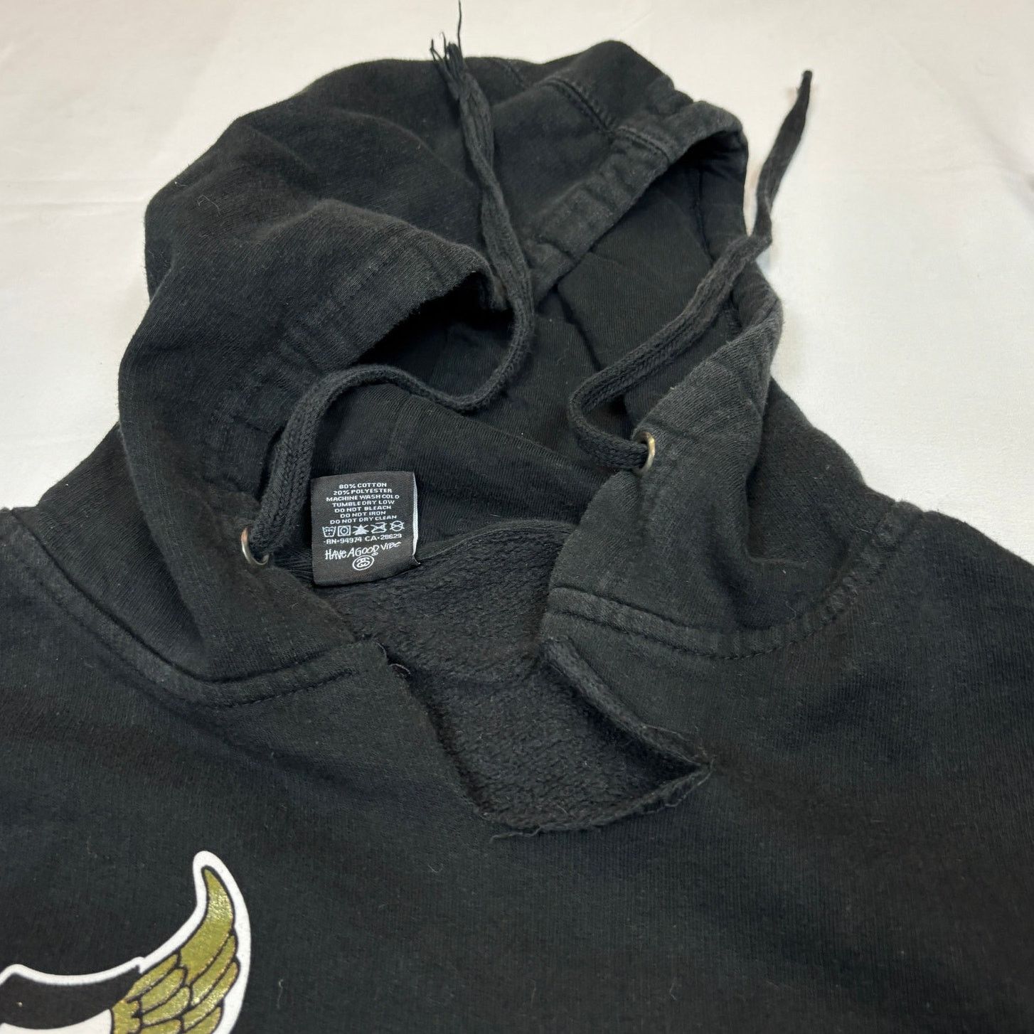 Stussy × Vintage Vintage Stussy Rising 80 Worldwide Hoodie Mens XL Streetwear Size US XL / EU 56 / 4 - 9 Thumbnail