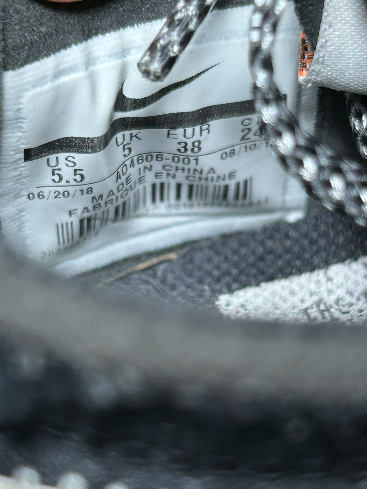 Nike × Off-White Offwhite Air Force black white Size US 5.5 / EU 38 - 10 Thumbnail