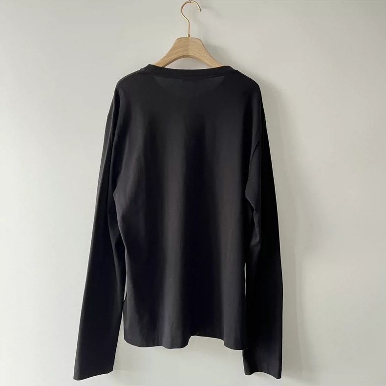 Versace Versace Medusa long-sleeved T-shirt in black and gold Size XXL / US 16-18 / IT 52-54 - 2 Thumbnail