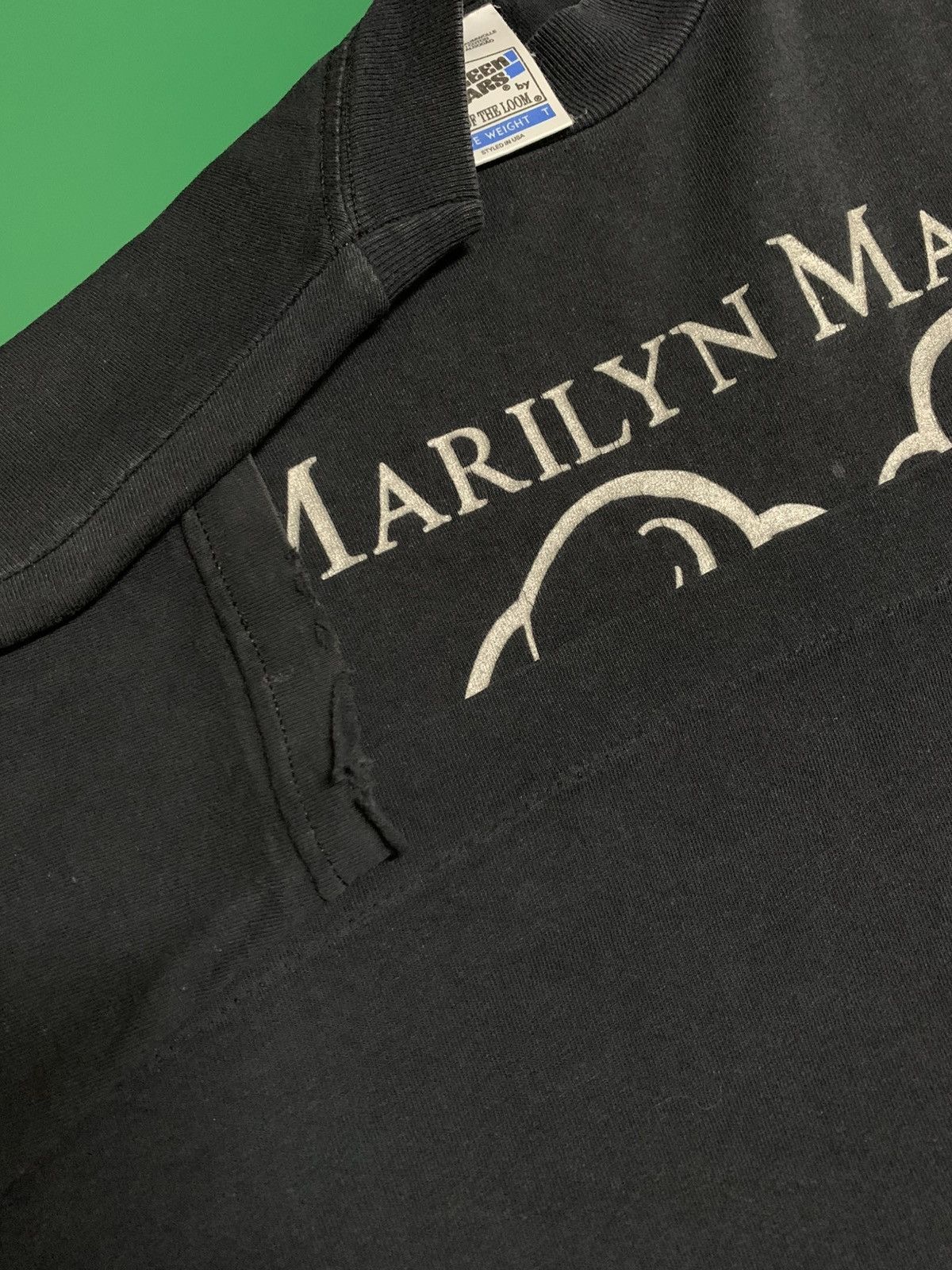 Marilyn Manson ⚡️ Vintage Marilyn Manson Long-sleeve Antichrist Superstar 90 Size US XL / EU 56 / 4 - 11 Thumbnail