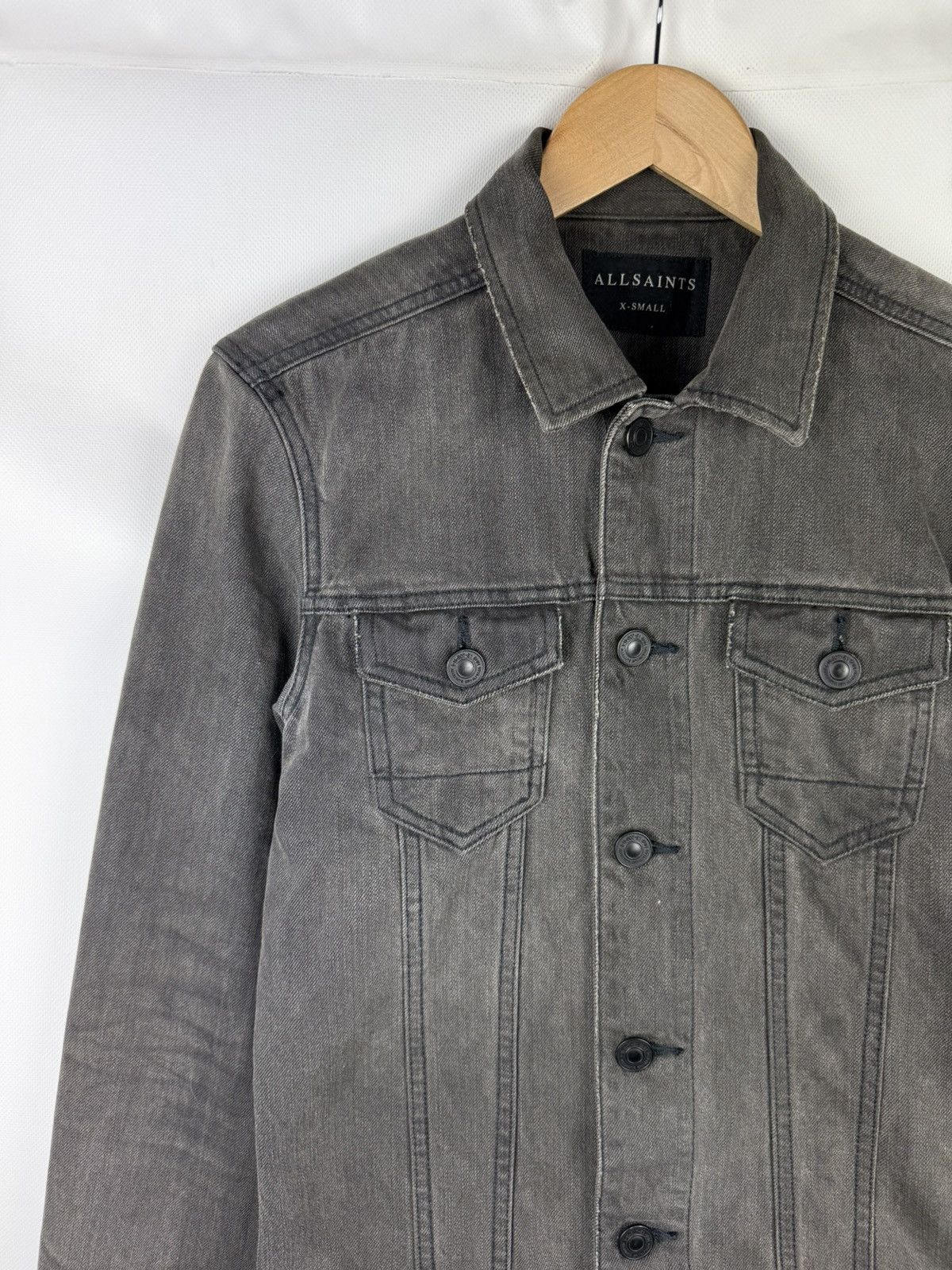 Allsaints Allsaints Eucild Men’s Denim Trucker Jacket Size Xs Size US XS / EU 42 / 0 - 4 Thumbnail
