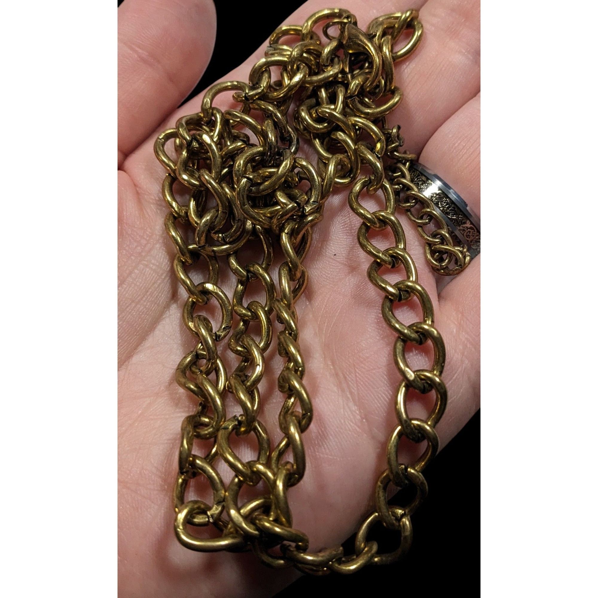 Other Vintage Classic Casual Gold Tone Chain Necklace Size ONE SIZE - 5 Thumbnail