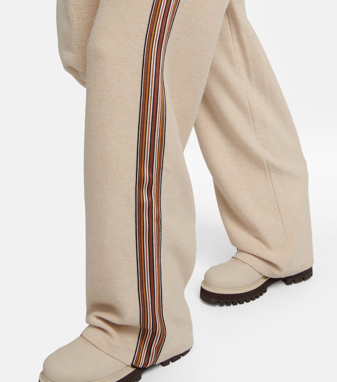 Loro Piana o1w1db10724 Suitcase Stripe Trousers in Ivory Size 26" / US 2 / IT 38 - 5 Thumbnail