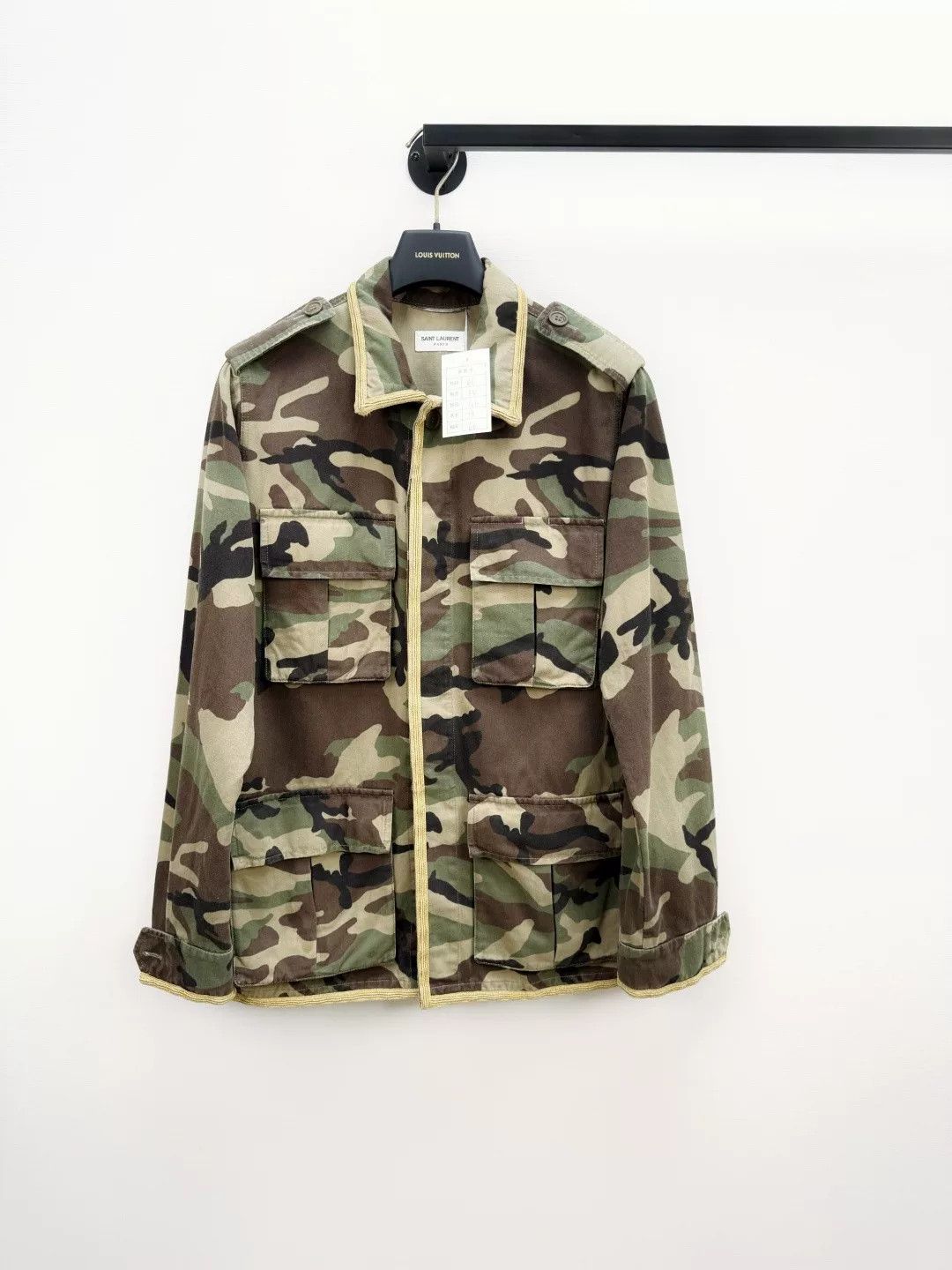 Saint Laurent Paris Saint Laurent SLP Utility Camouflage Jacket Size US S / EU 44-46 / 1 - 1 Thumbnail