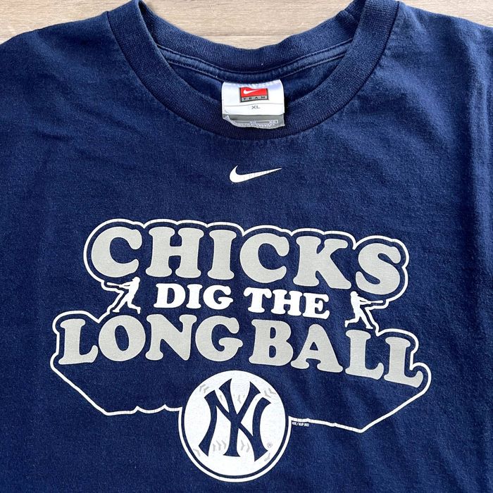 Chicks dig the hot sale long ball yankees shirt