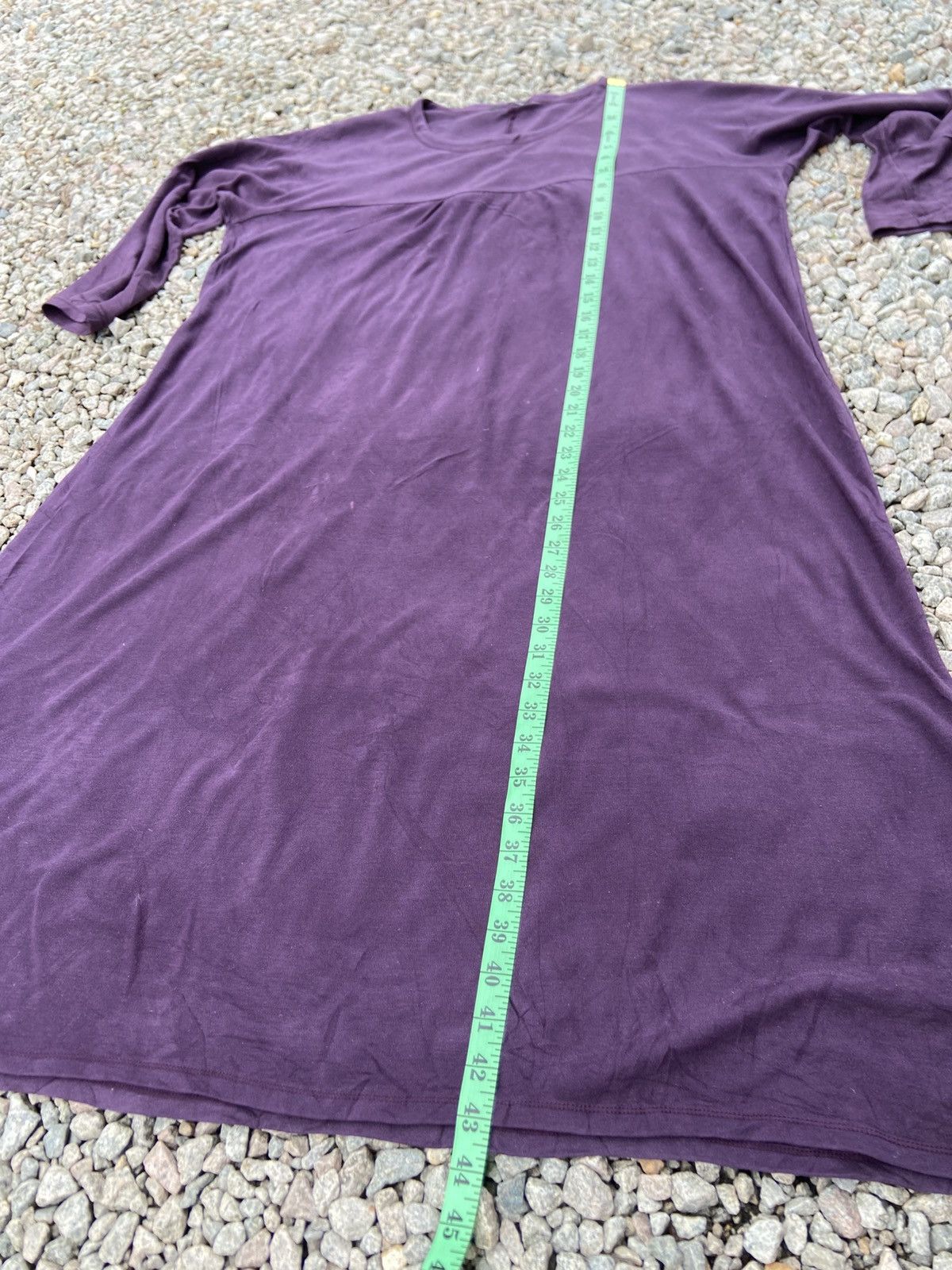 Yohji Yamamoto Y's for living 3/4 sleeve midi cotton dress Size ONE SIZE - 4 Thumbnail